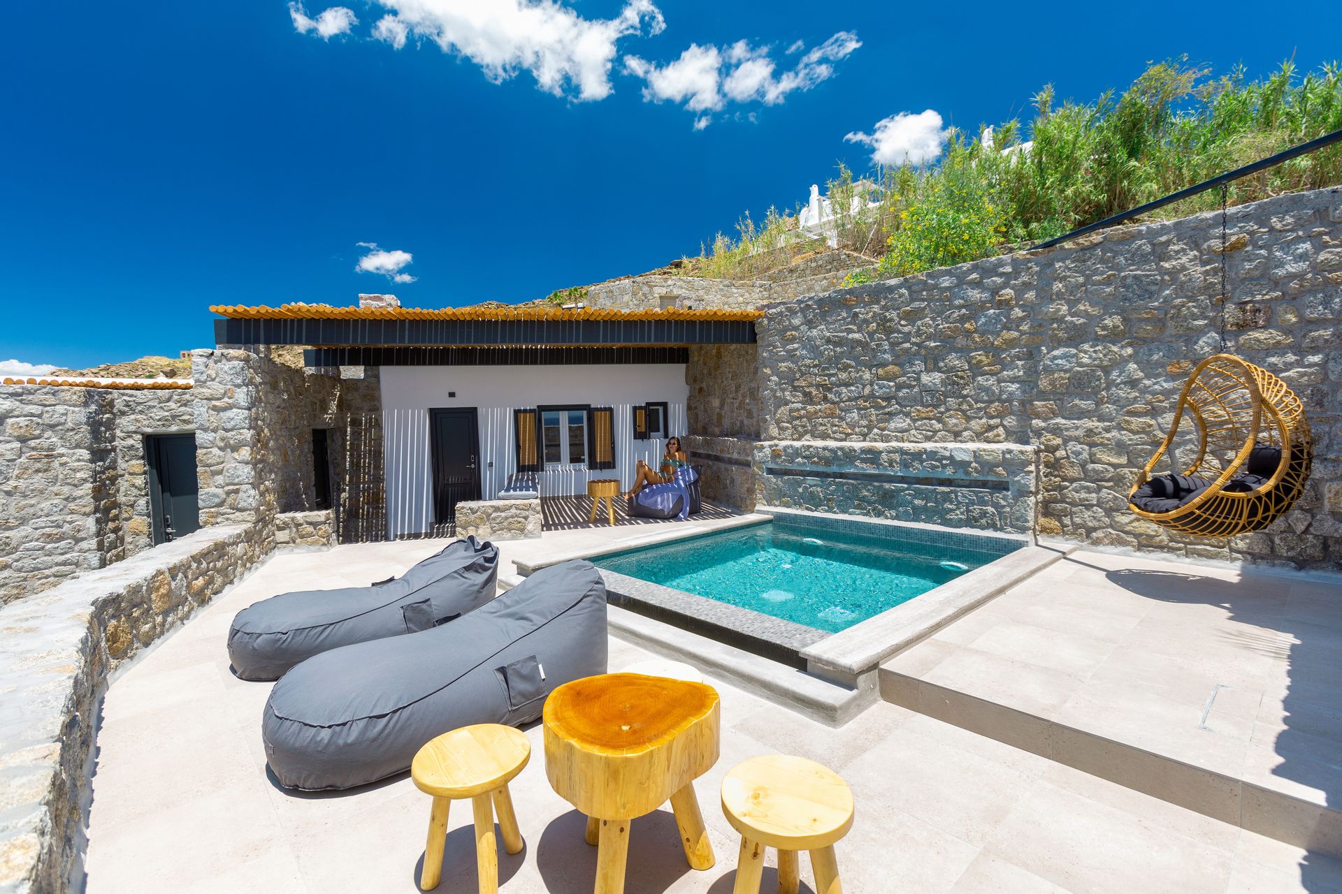 Junior Suite with Private Pool Sea View and Big Private Terrace