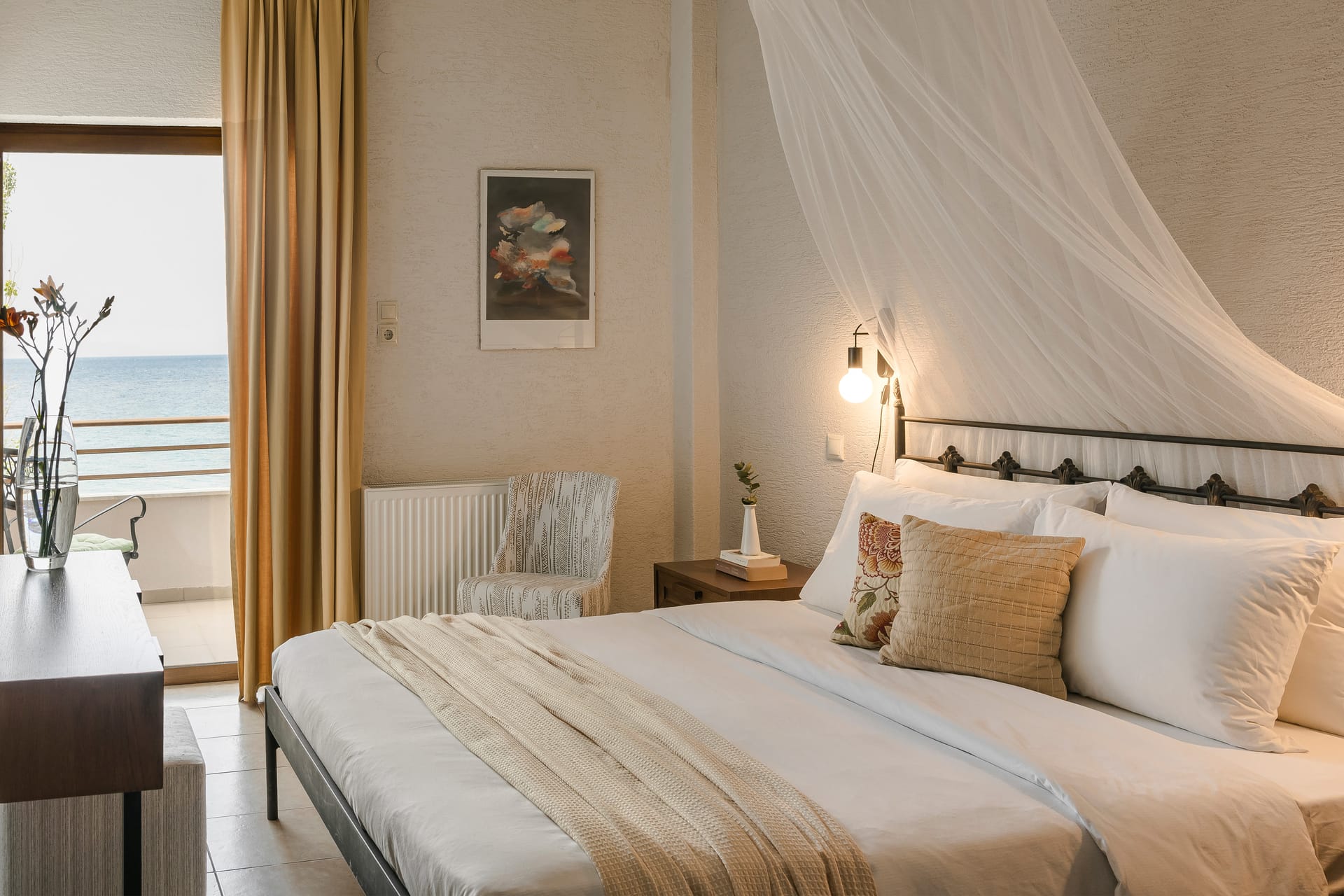 Deluxe Double Room with Sea view (Higher Floor)