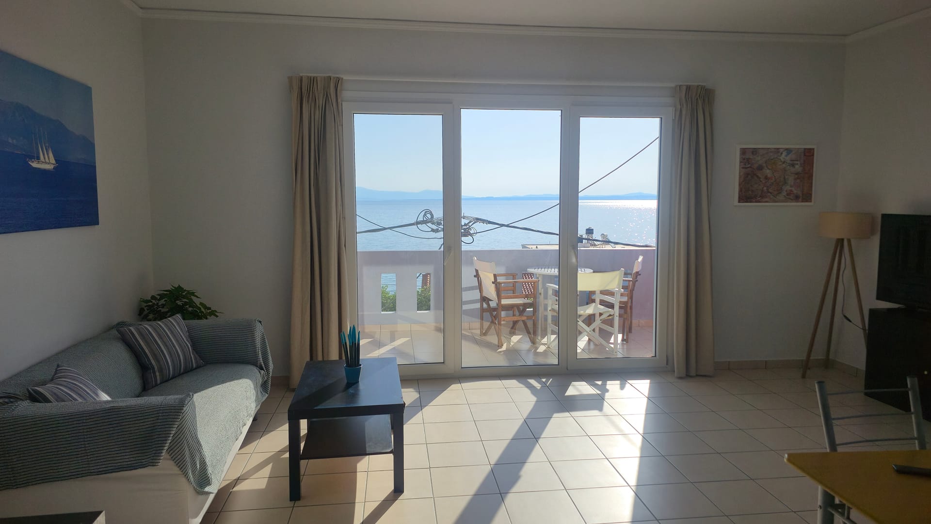 First Floor 2BR Apartment with Sea View & Balcony