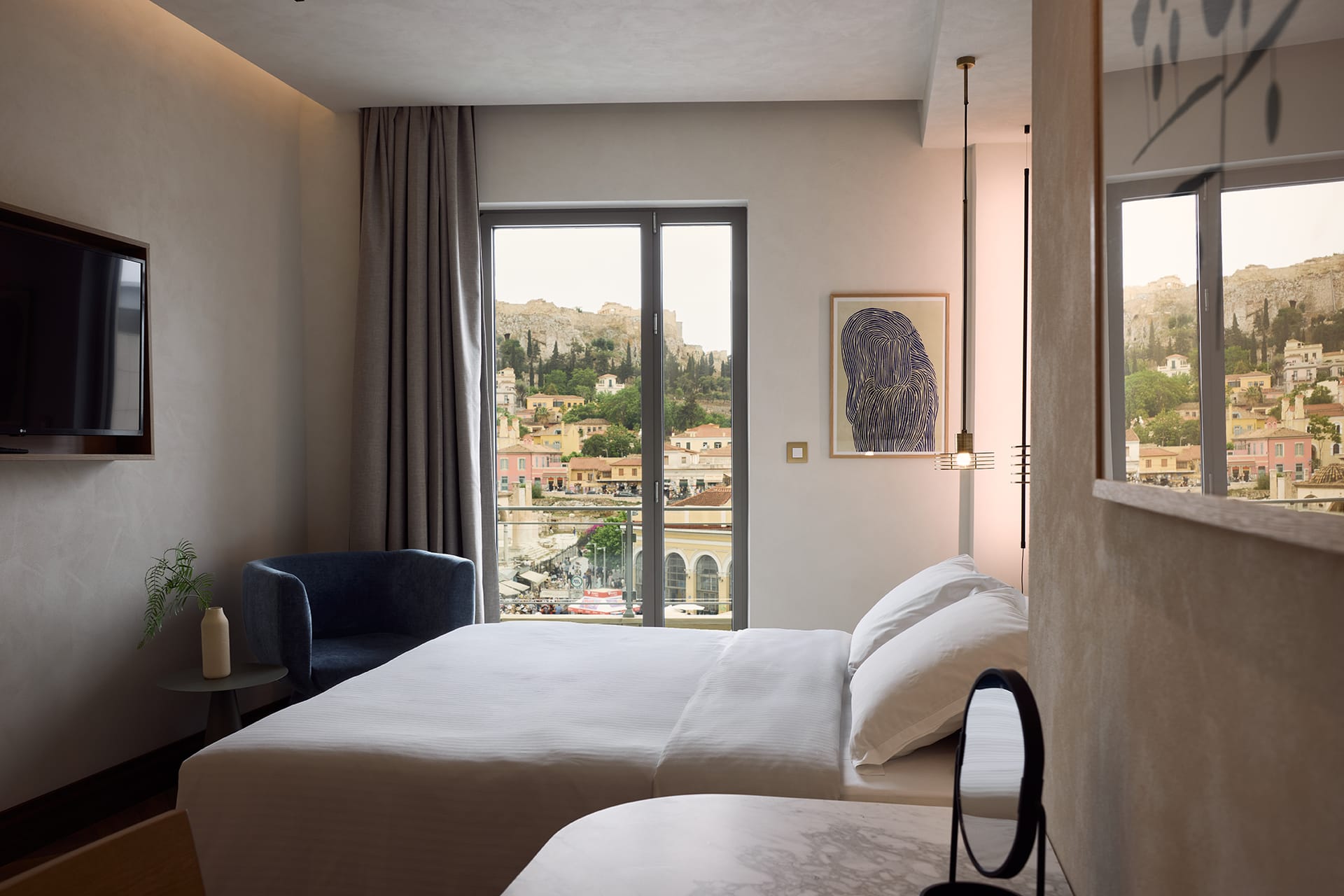 Deluxe Double Room with Acropolis View 