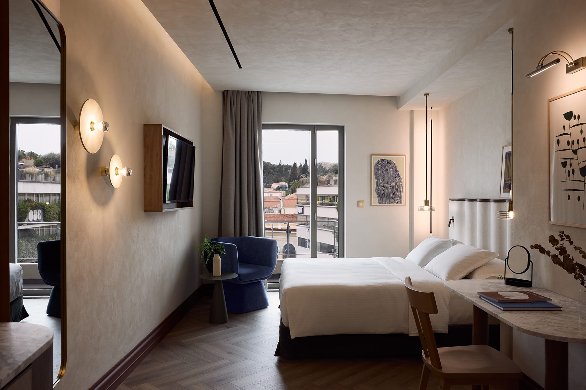 Deluxe Double Room with Acropolis View