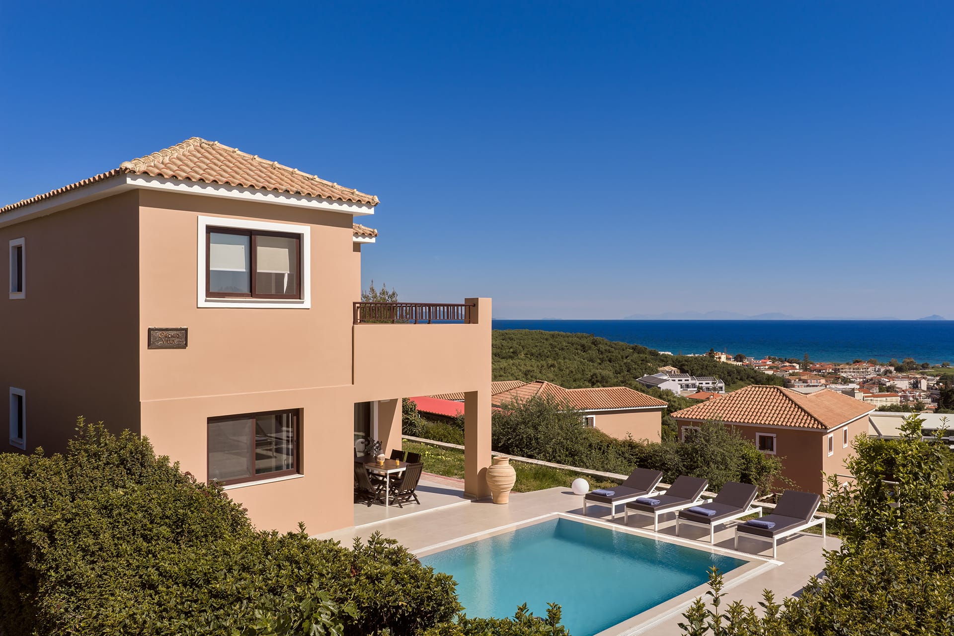 Premium Three-Bedroom Villa with Heated Private Pool & Sea View