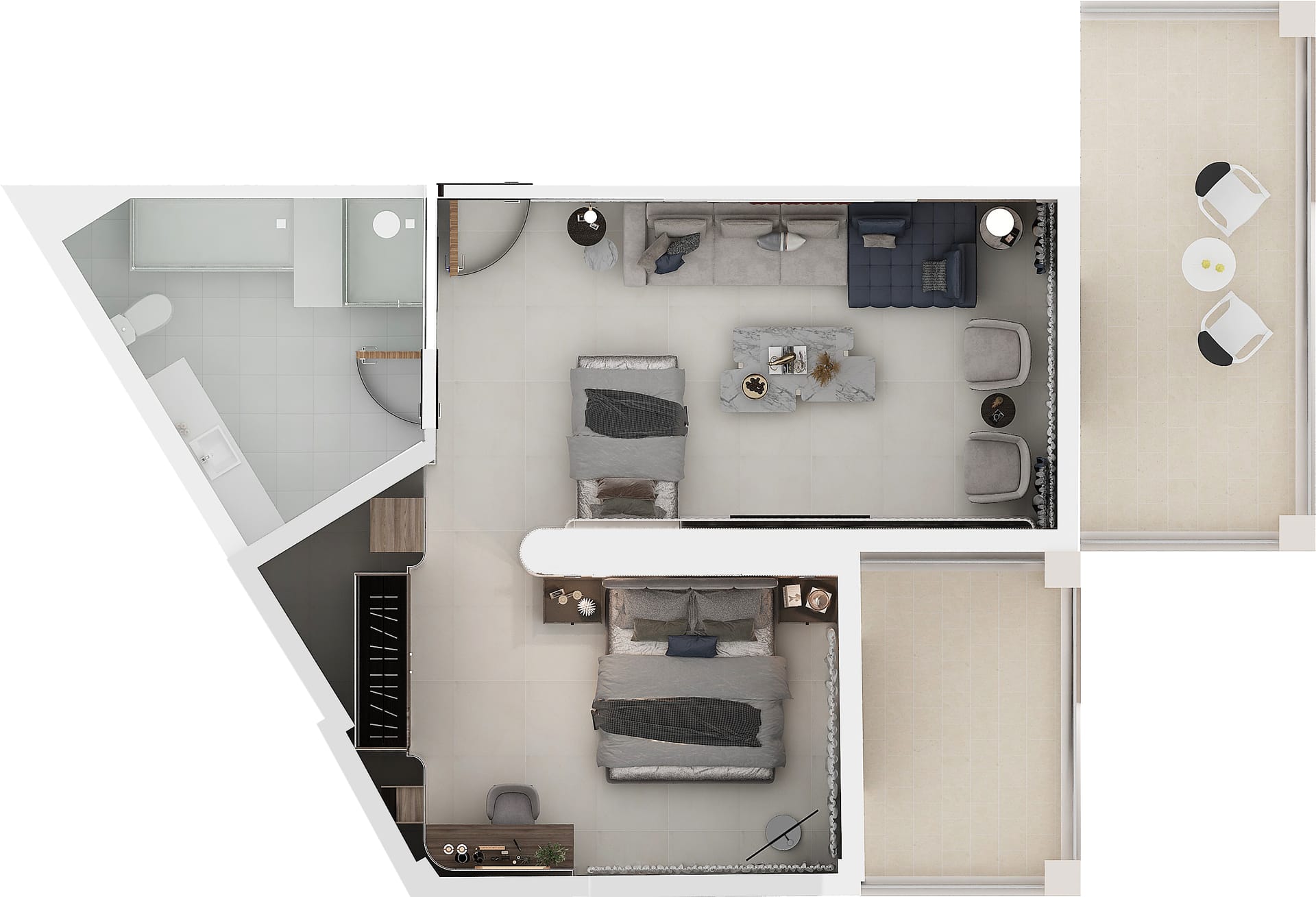 Calista Suite One Bedroom Sea View