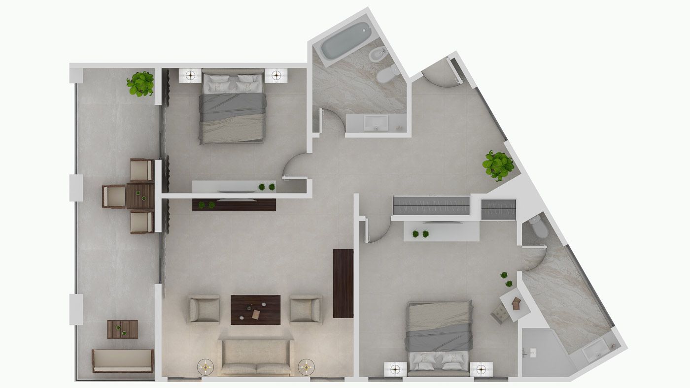 Nima Suite Two Bedroom