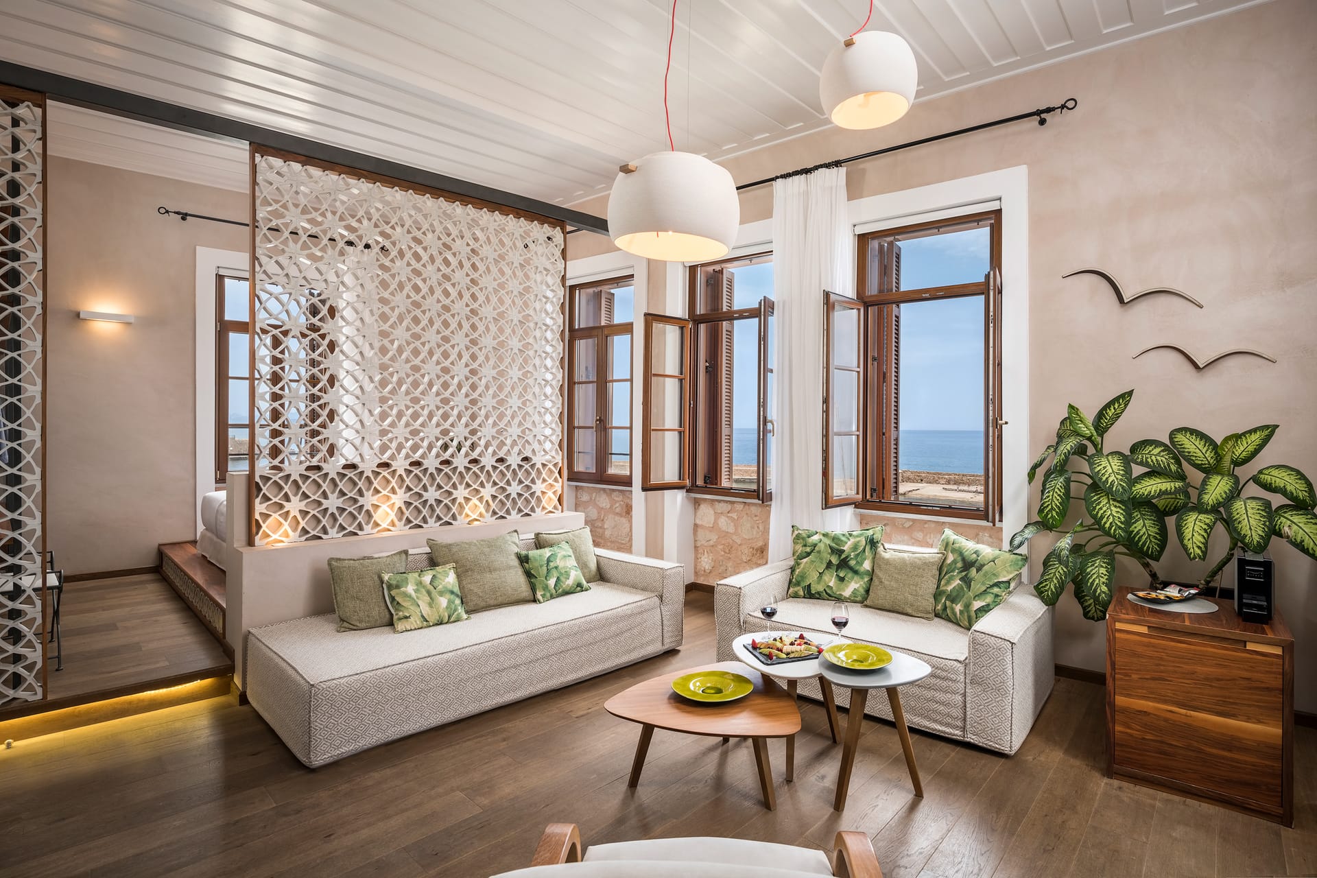 Honeymoon Sea View Suite with Spa Bath & Private Roof Garden [Ceramic]
