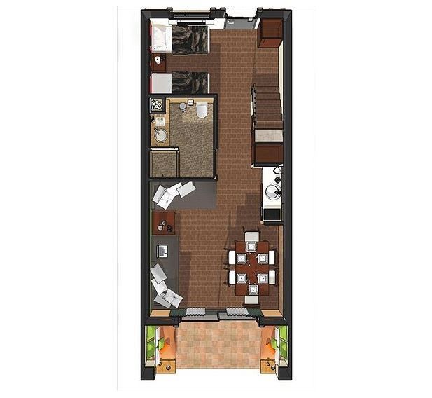 Maisonette 60-62 sq.m