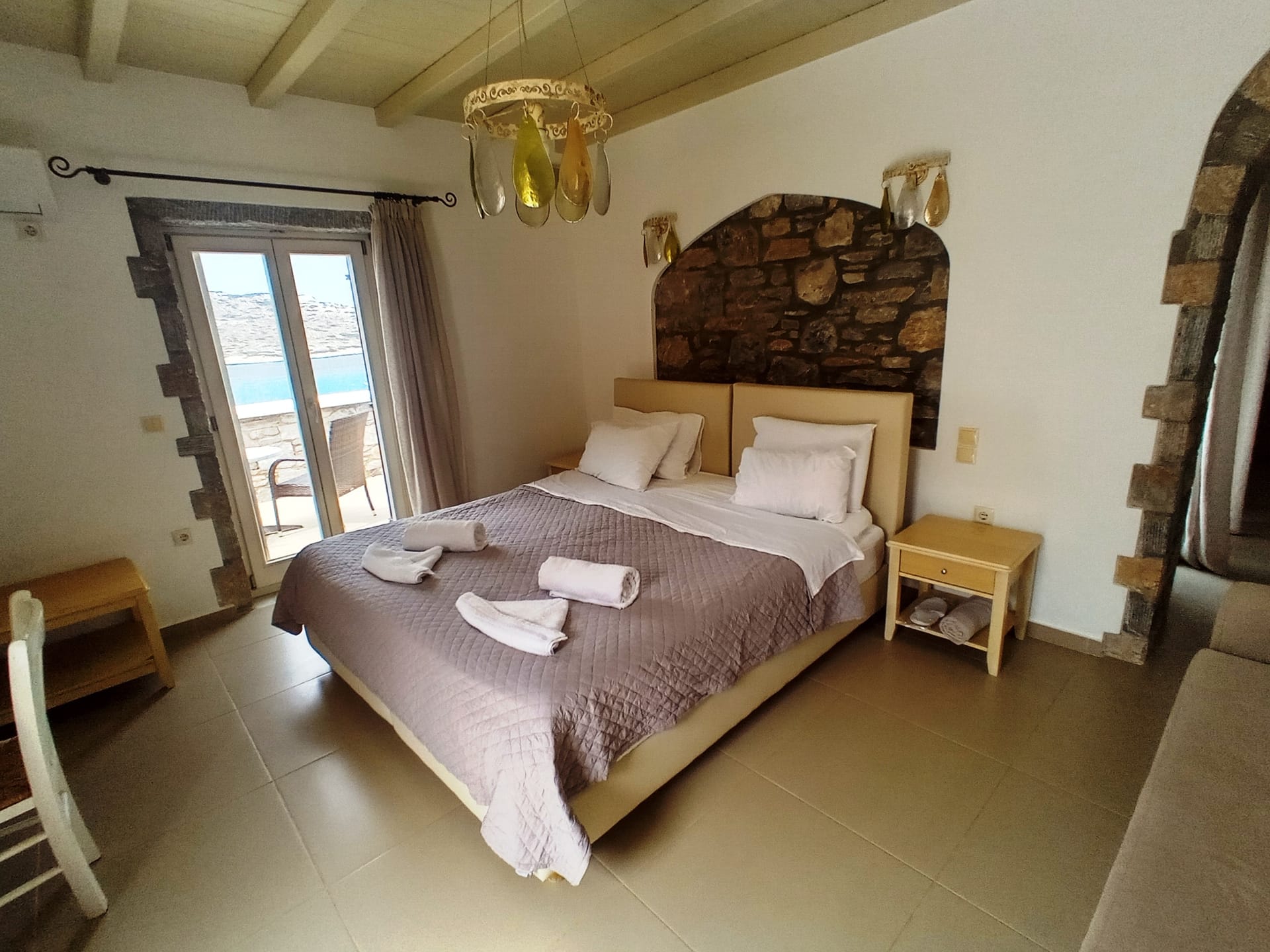 Superior Apartment First Floor with Sea View - Rear