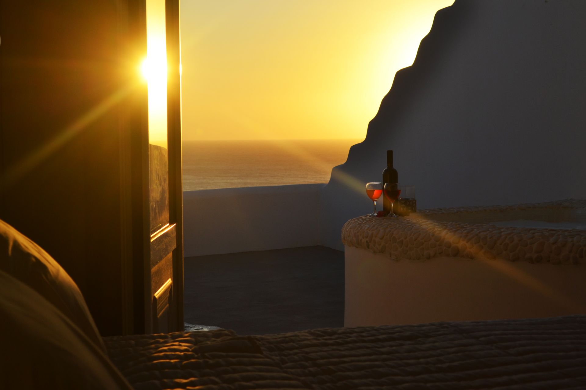 Divine Suite Outdoor Bath Tub | Sea &amp; Sunset View
