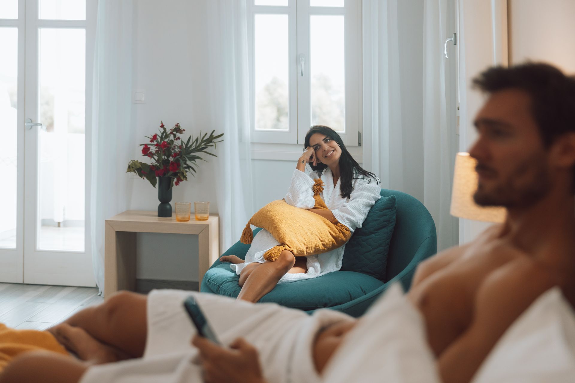 Deluxe Sea View Room with Private Garden Ground Floor