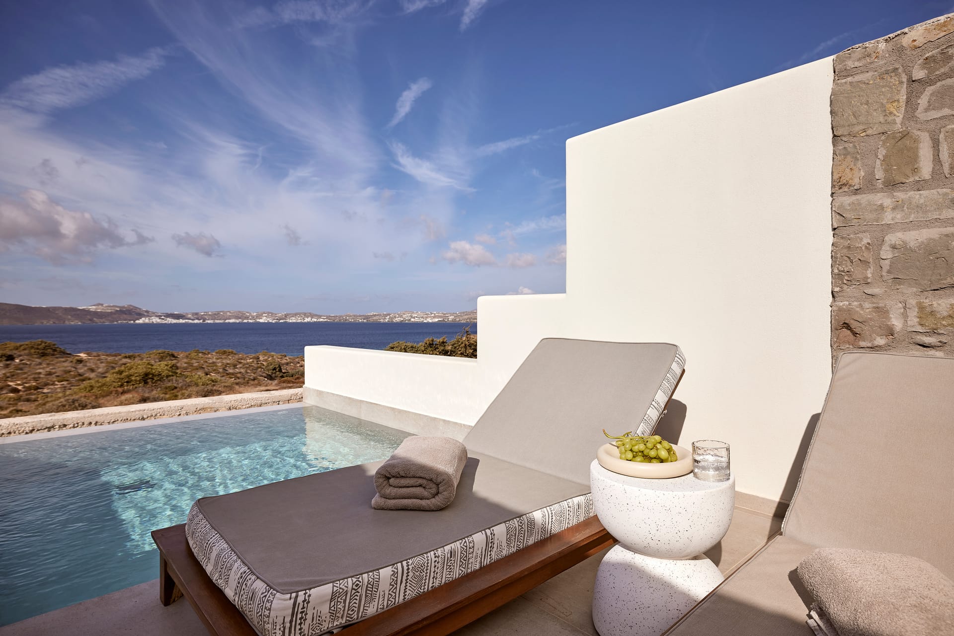 Deluxe Double Suite with Private Pool and Sea View