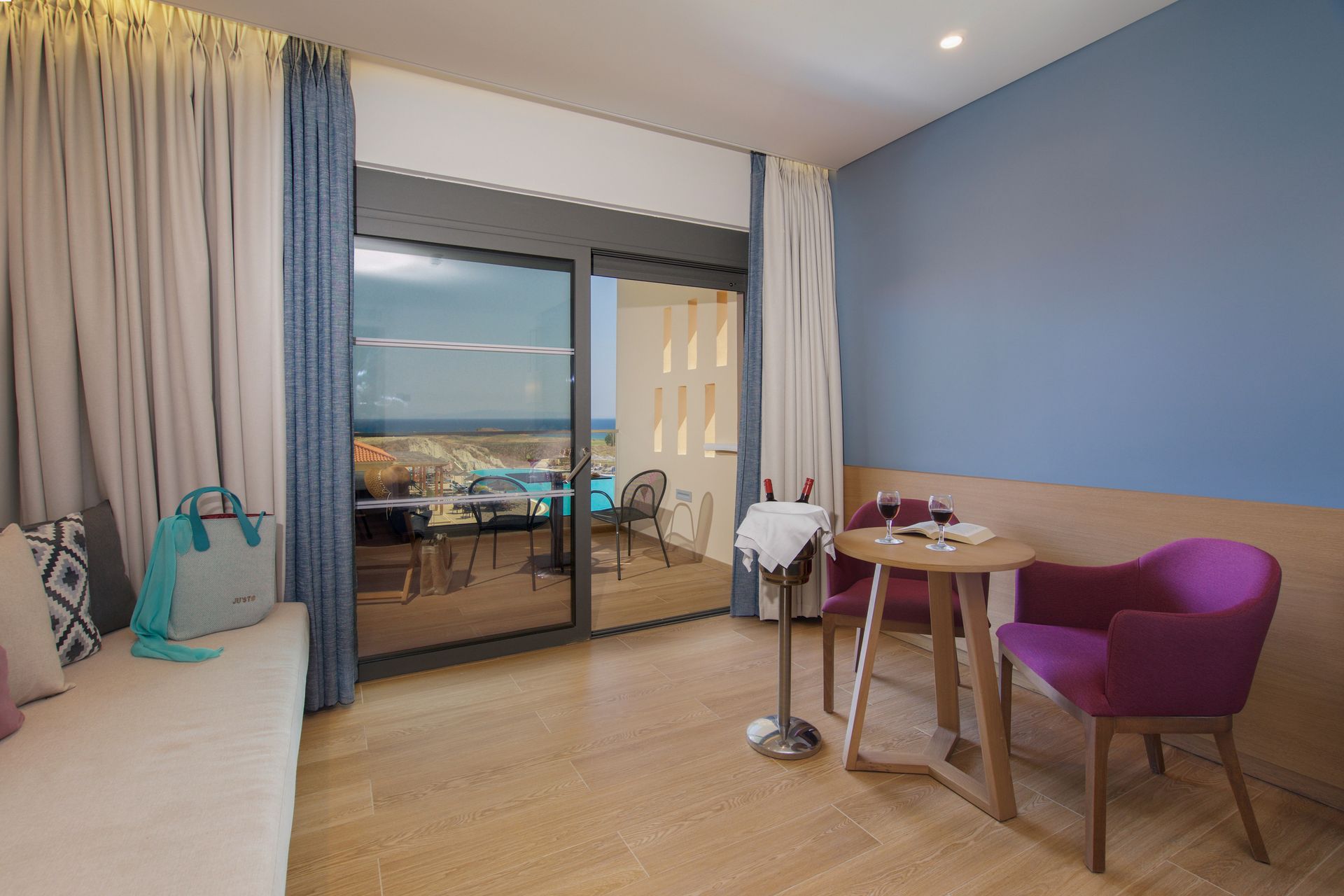 Junior Suite with Balcony &amp; Sea View | ASTERIAS