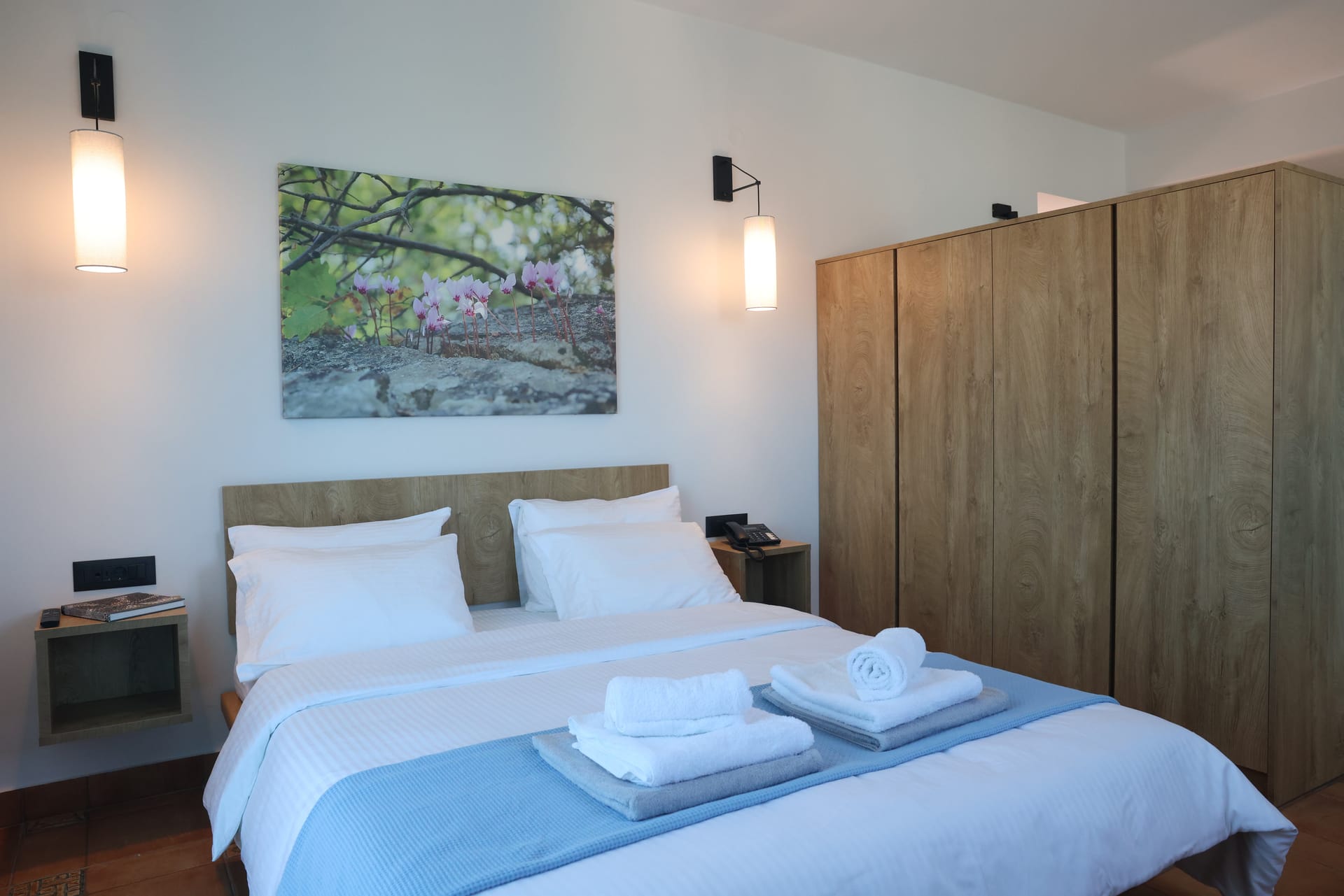 Family Studio with 2 Balconies and Sea View