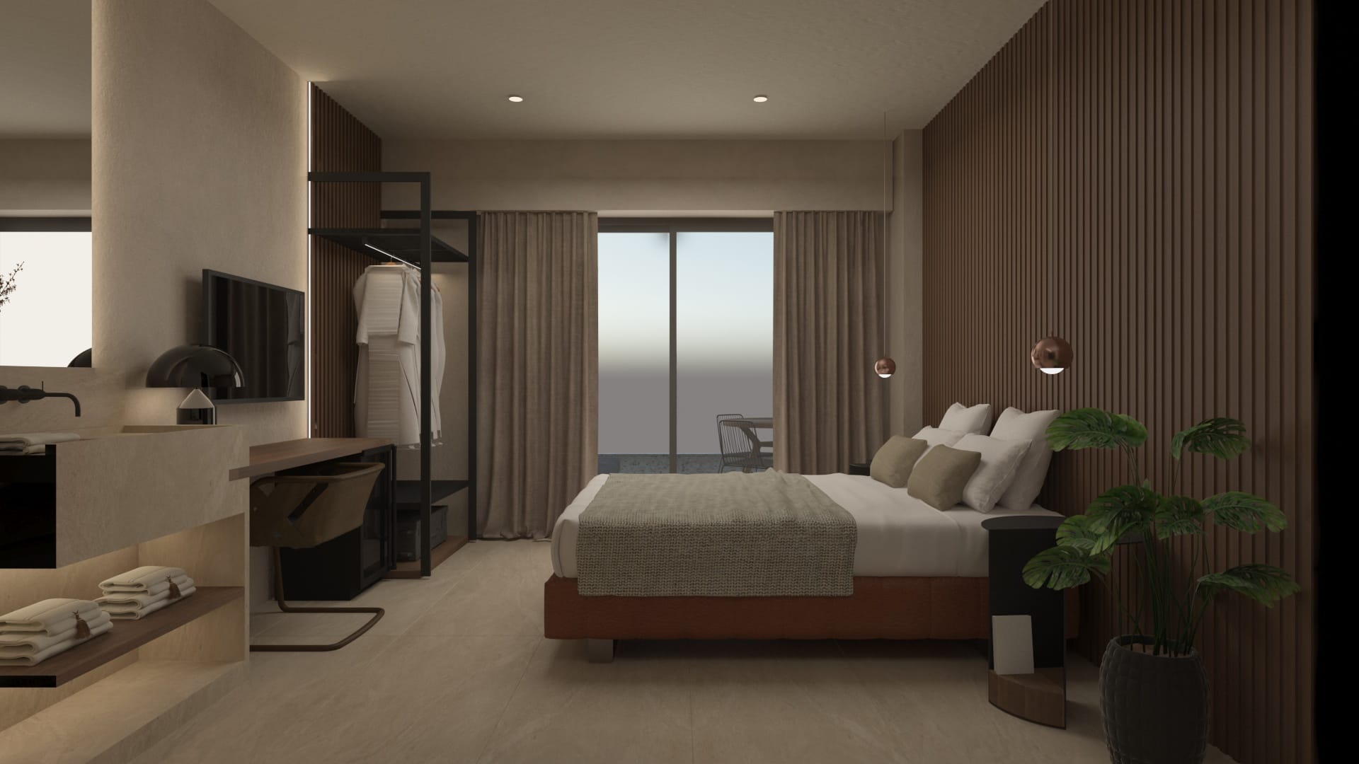 Twin Swim Up with Share Pool