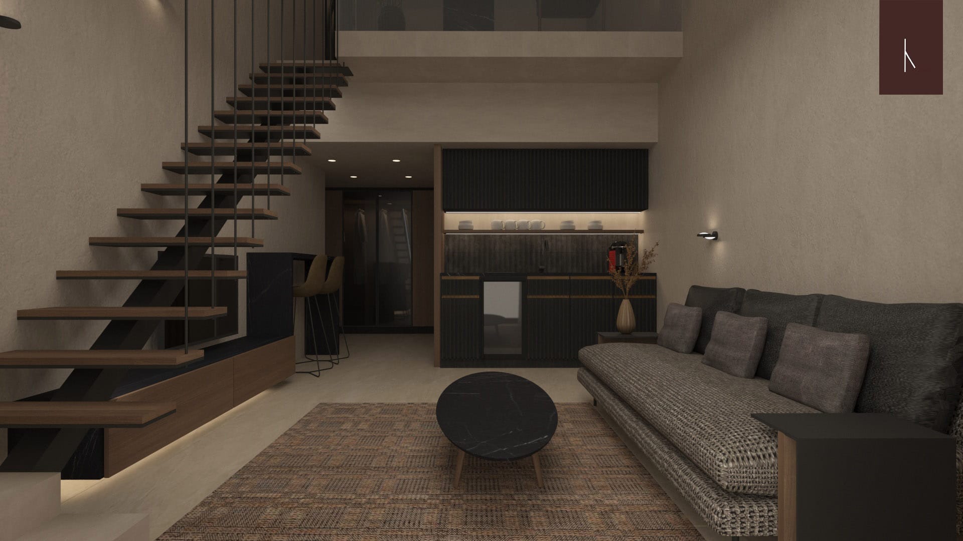 Family Maisonette with Balcony