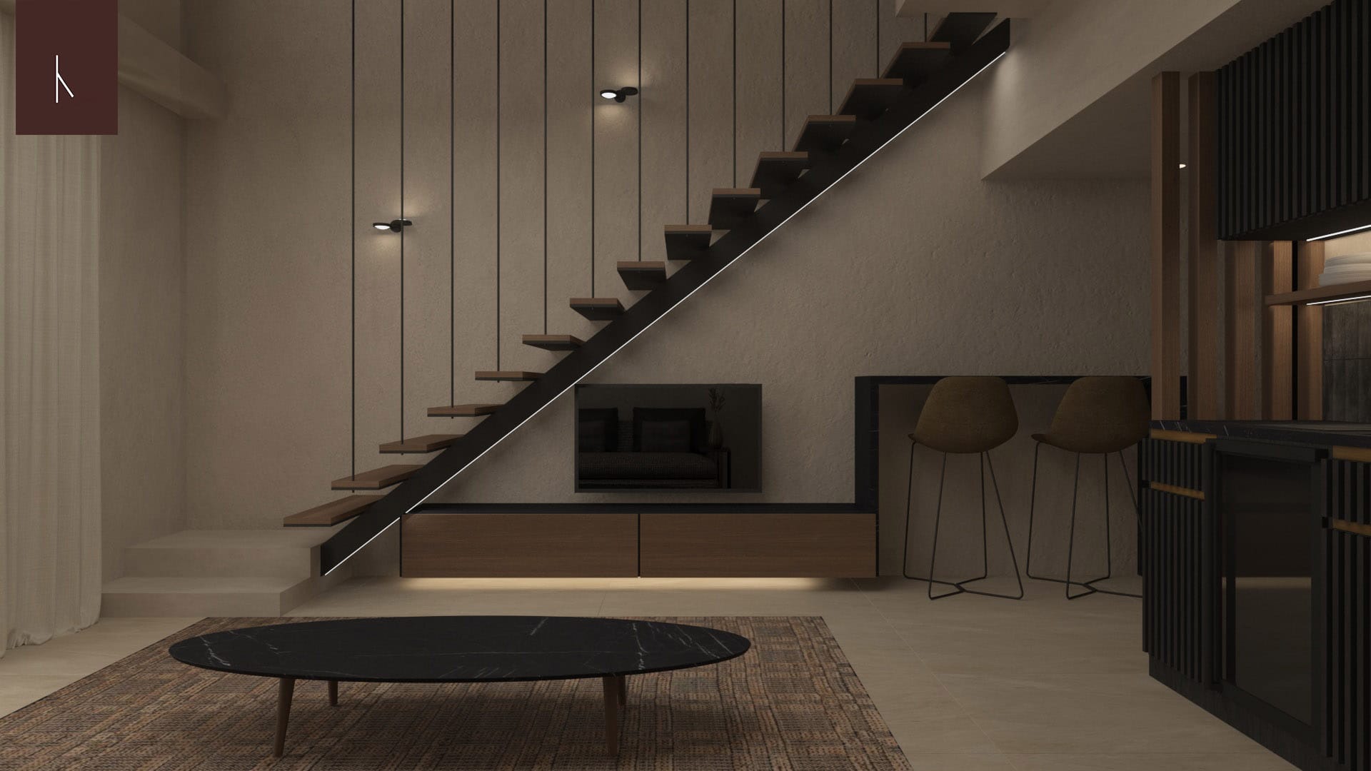 Family Maisonette with Balcony