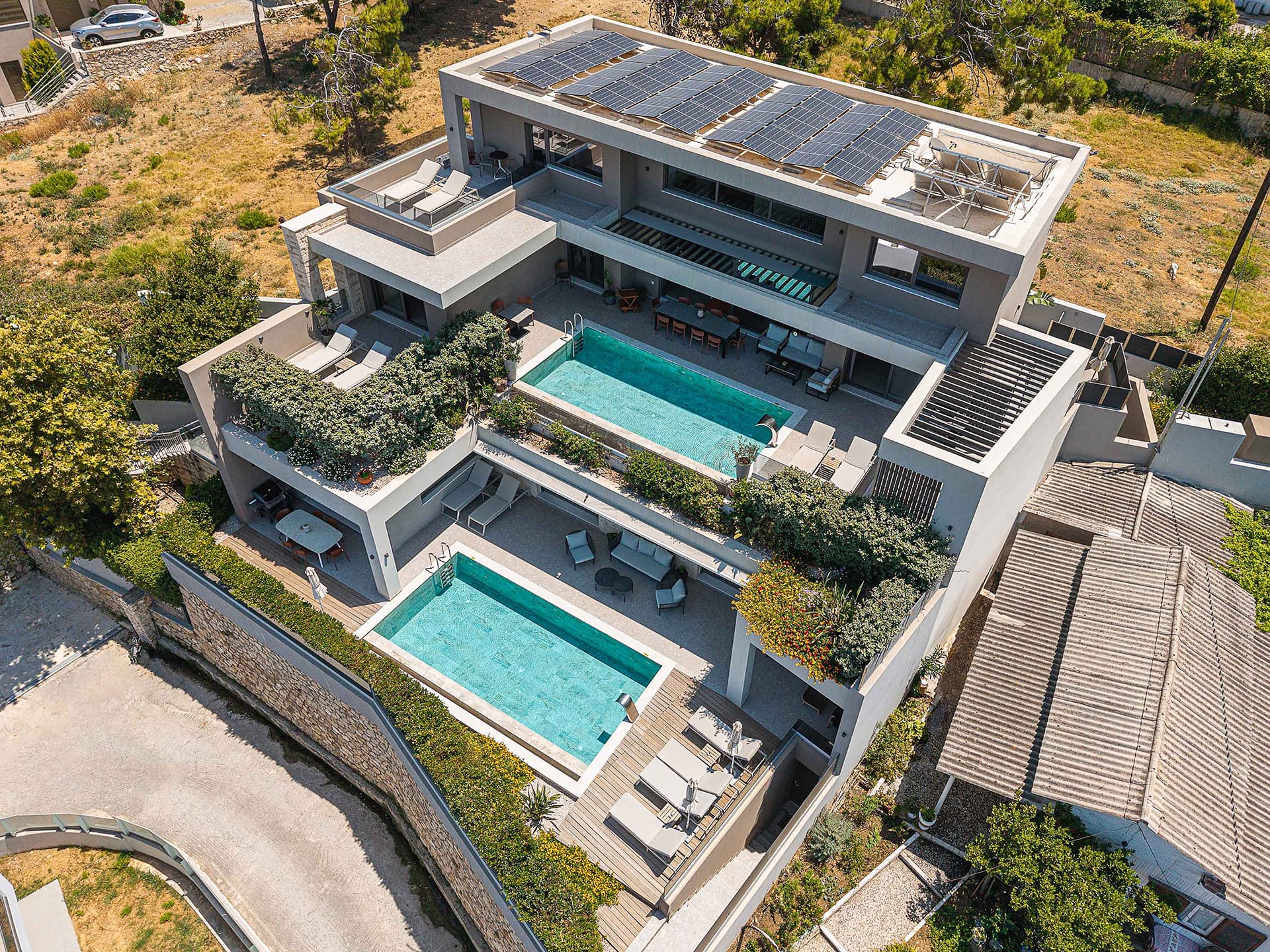 Lusol Seafront Villas-Free* Heated Pools 100m Sea