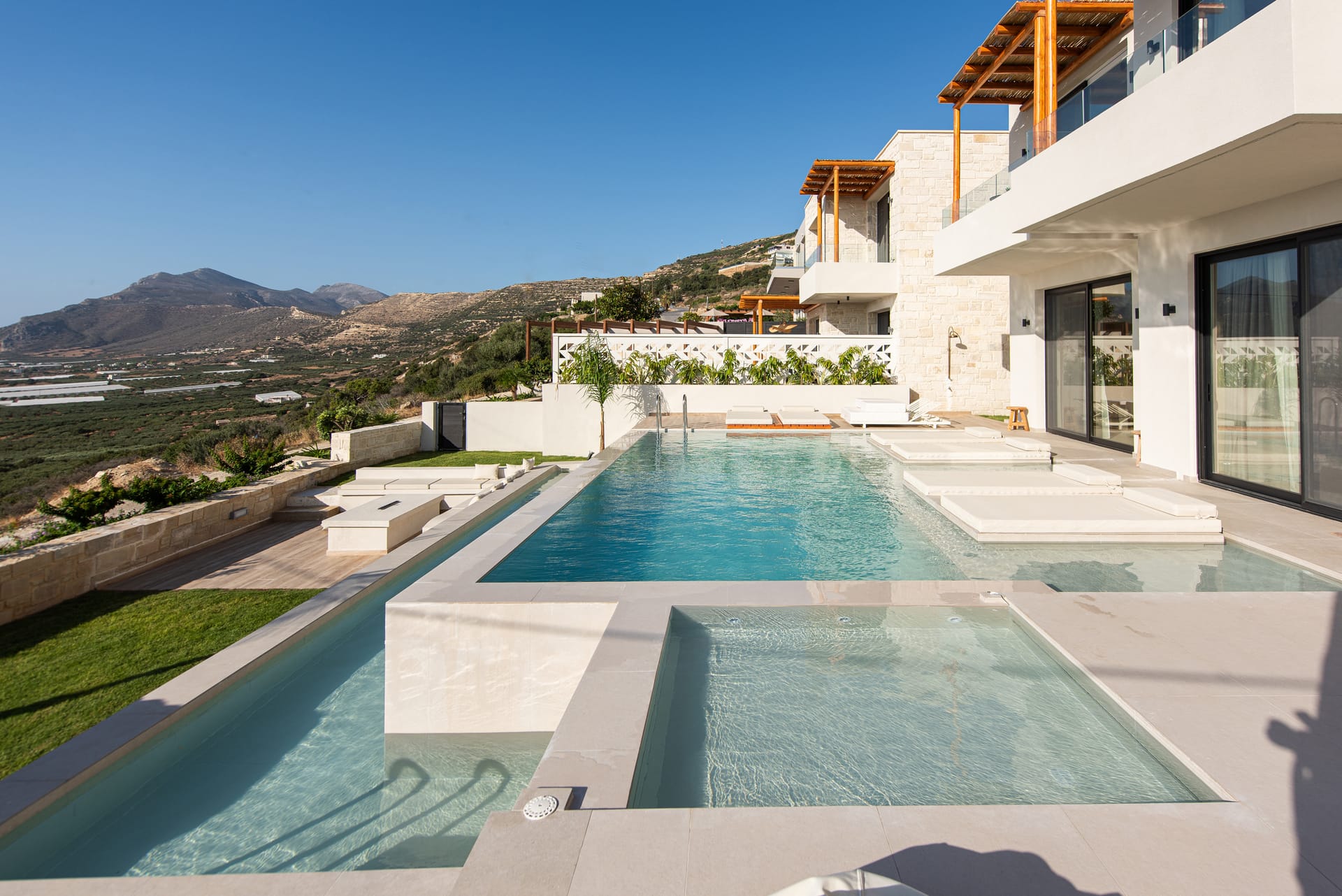 New Falasarna Luxury Villas I Two pools &amp; Seaviews