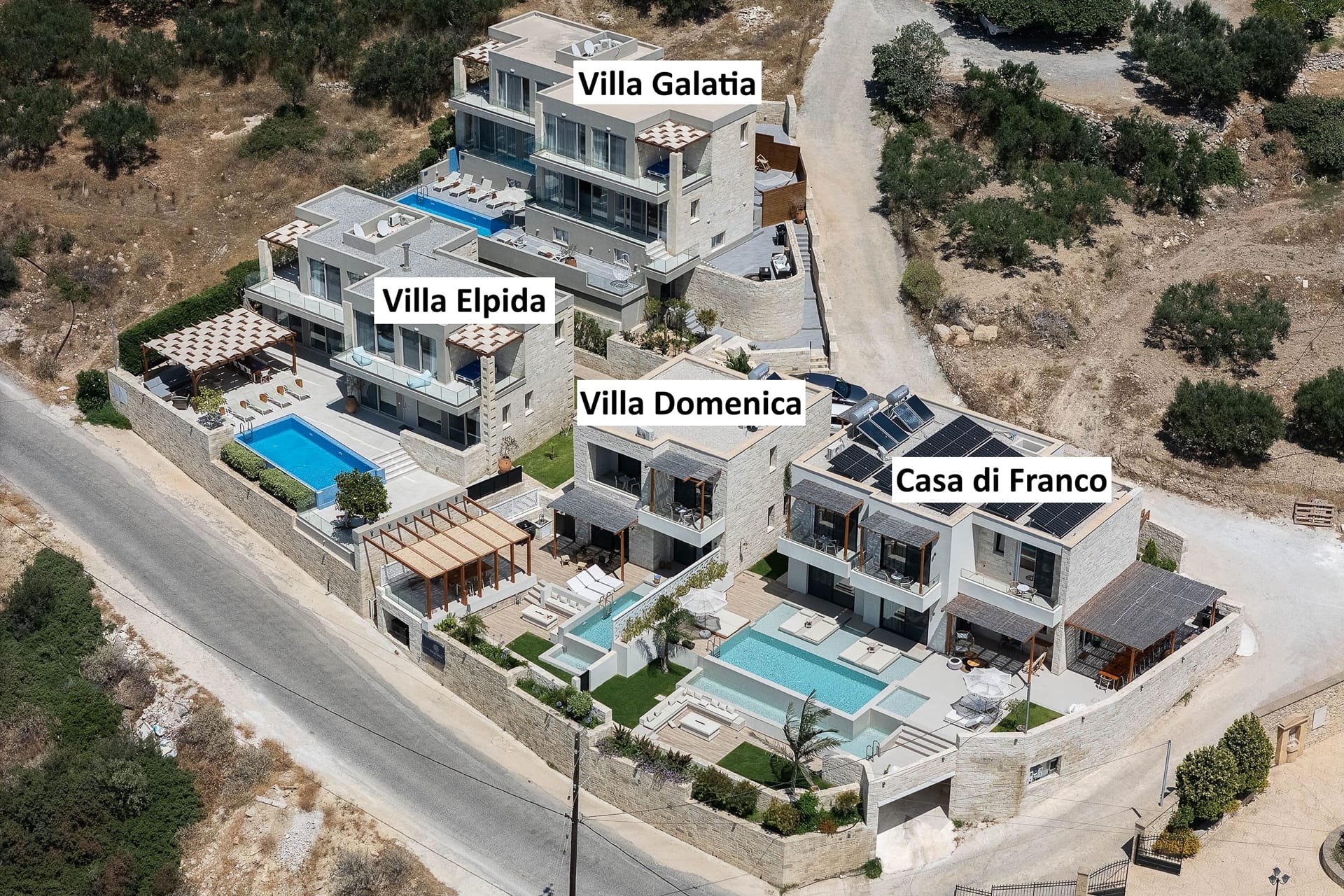 Falasarna Villas Complex | Four villas with pools