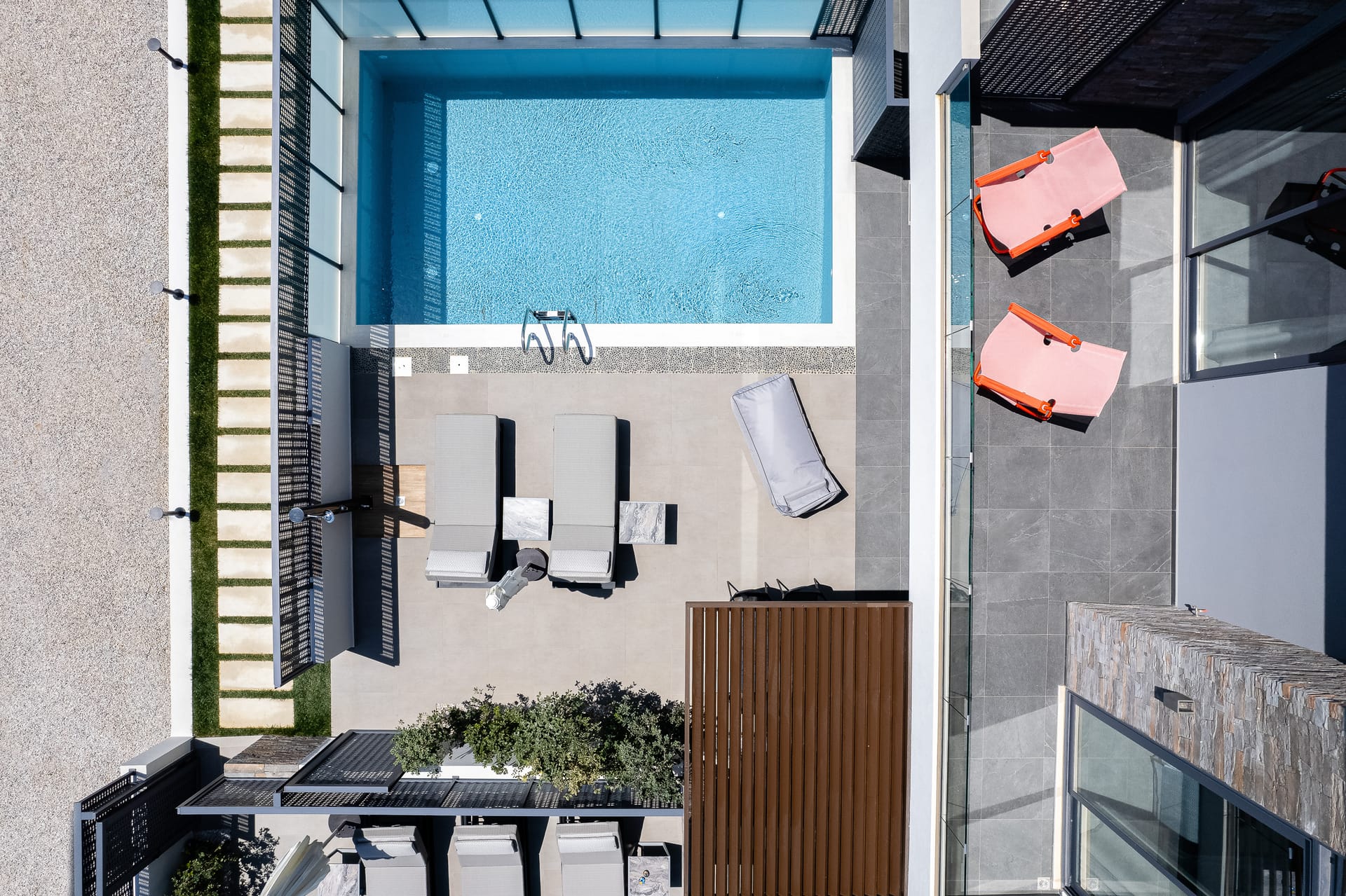 VillAgioi Villas-3 Nice Pool Villas 450m to Beach