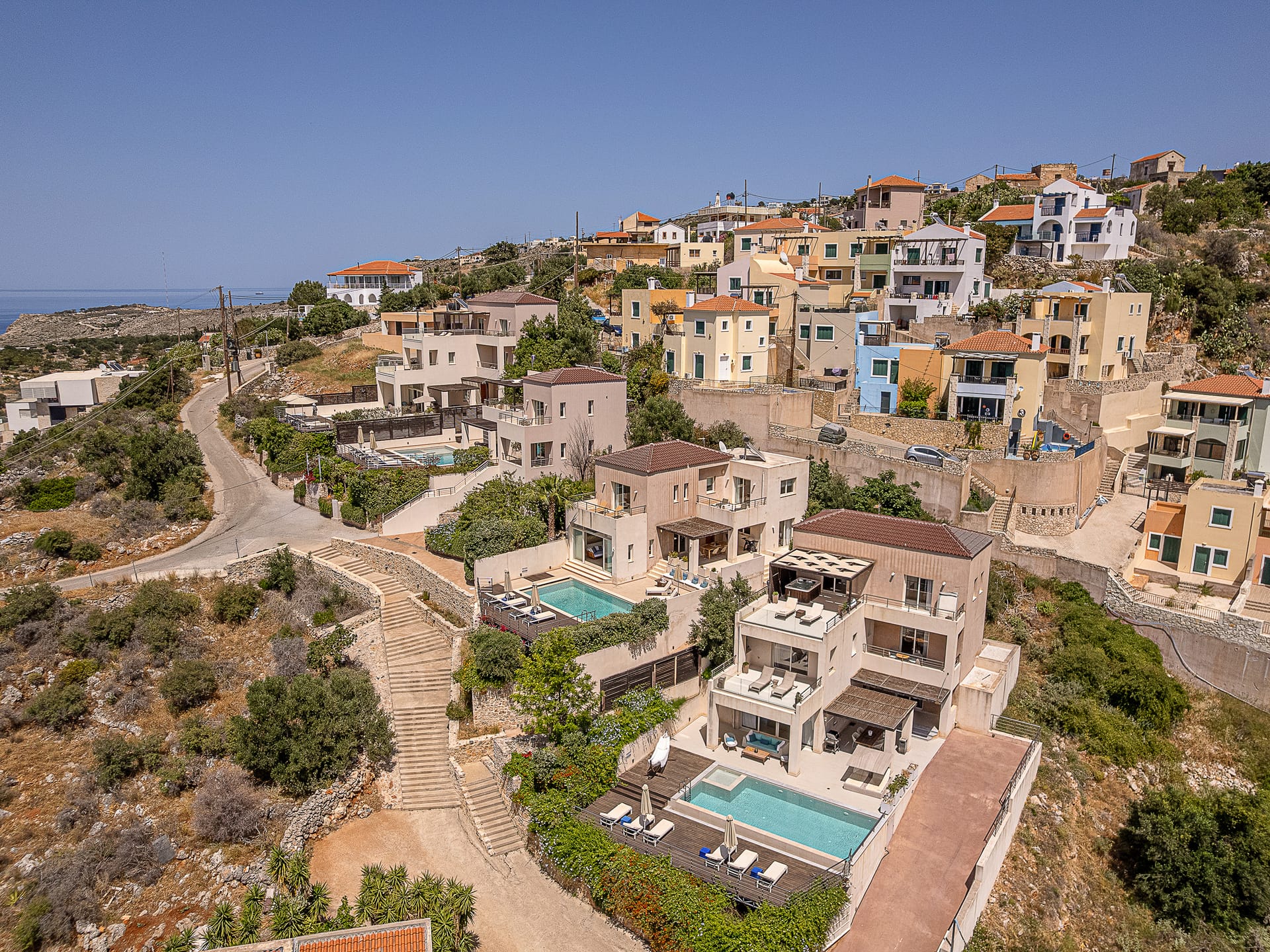 Adeste Seaview Villas - 3 Pools BBQ 900m to sea