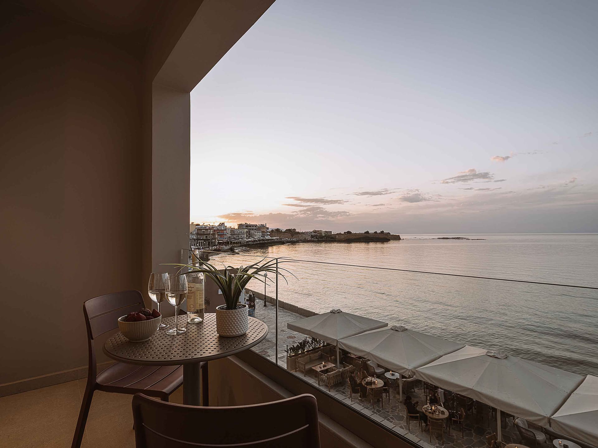Chania Mocenigo Luxury Room II-15m to sea seaview