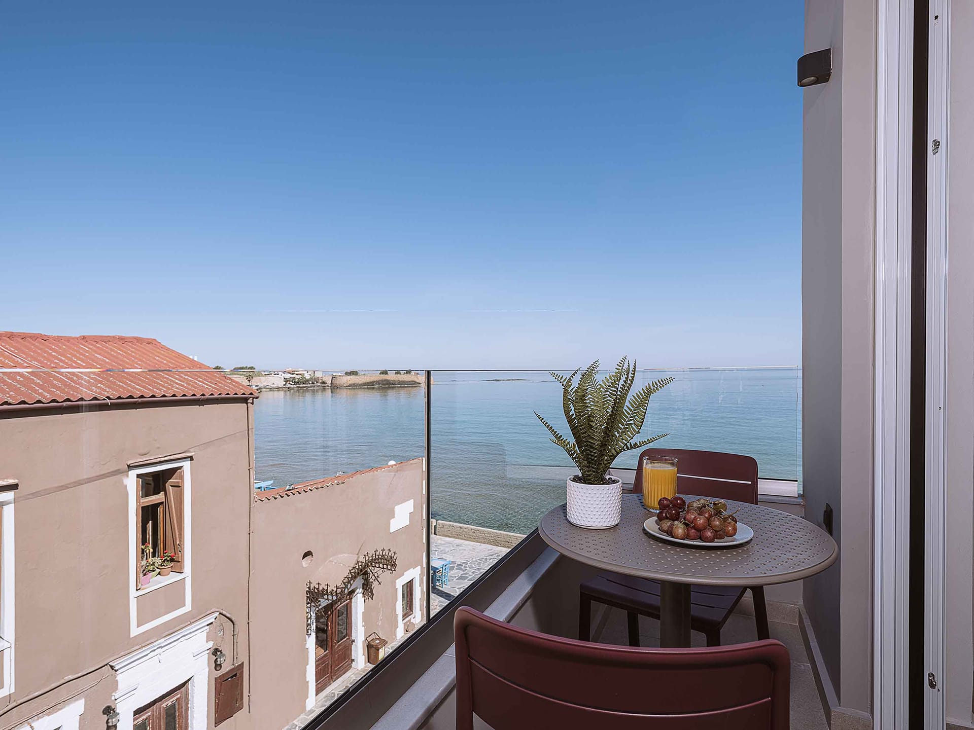Chania Mocenigo Luxury Room III-Seaview15m to sea