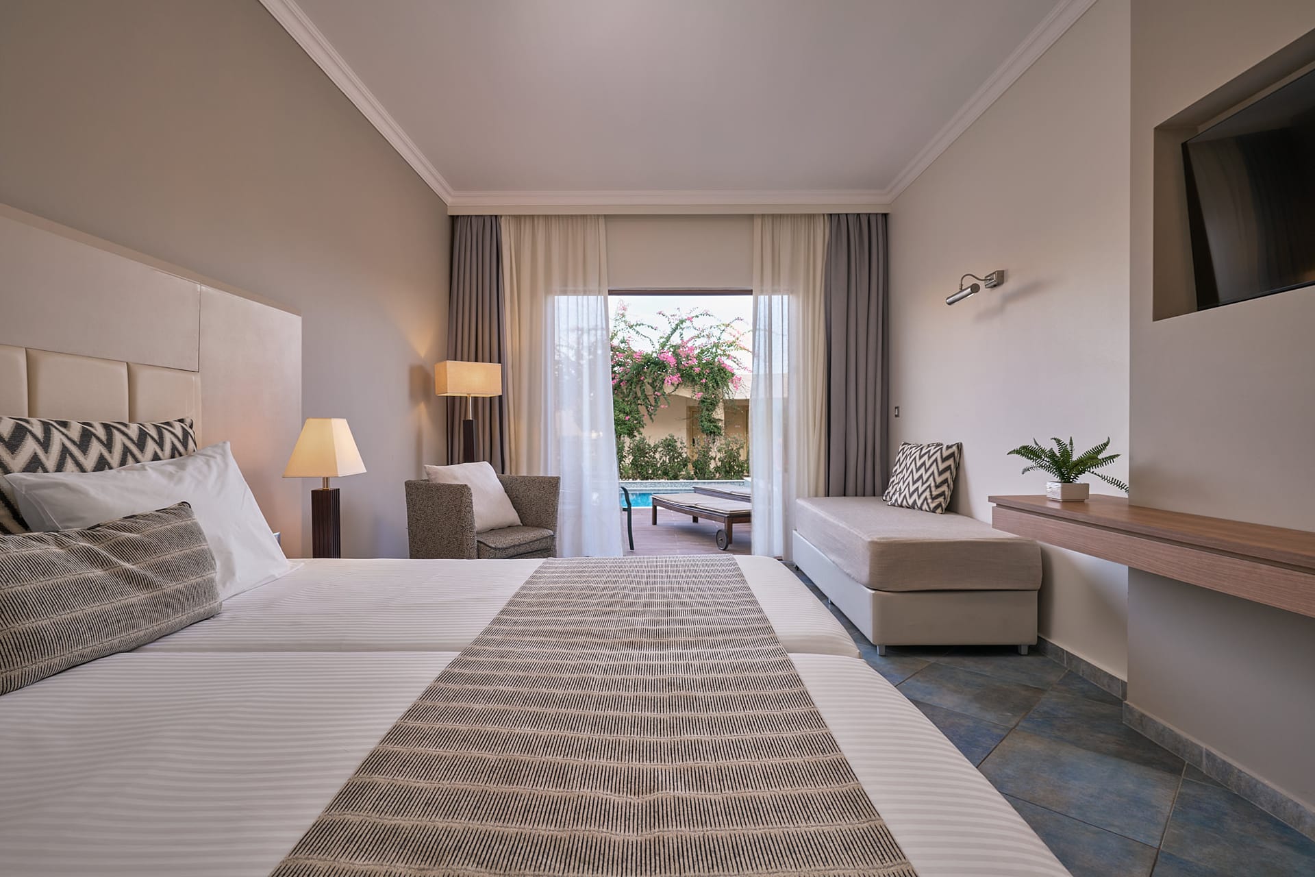 Superior Room with Private Pool & Garden View