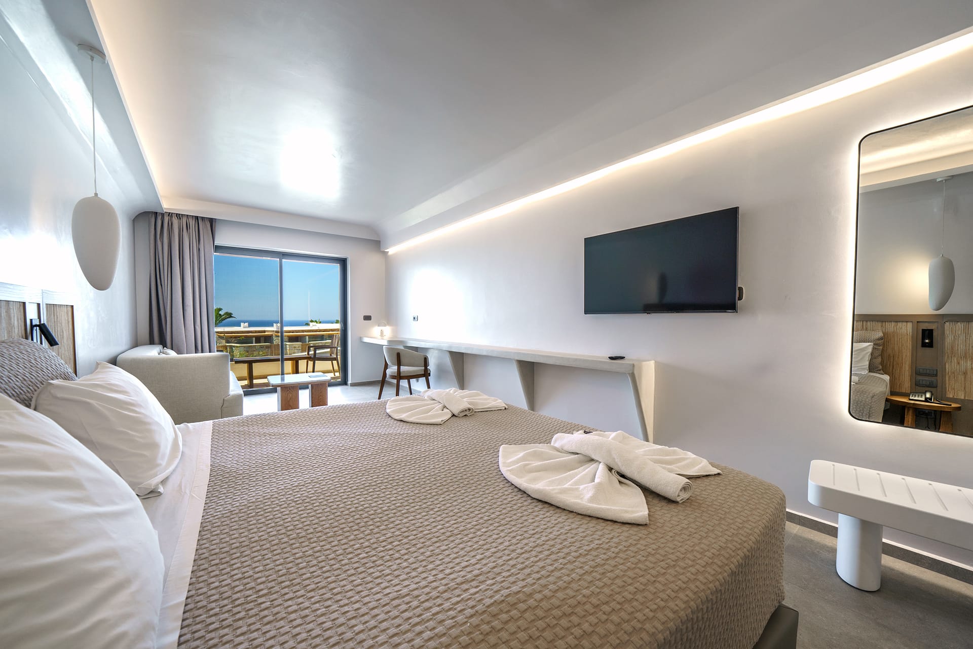 Aegean Junior Suite with Balcony &amp; Sea View