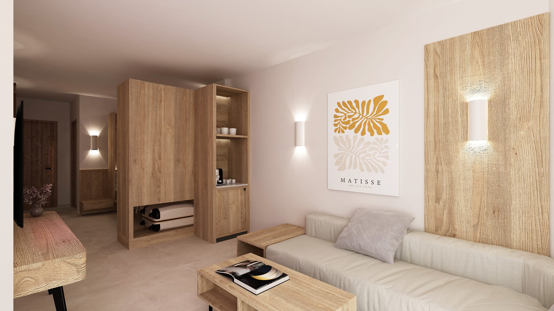 Family Suite with 2 Bedrooms Garden View
