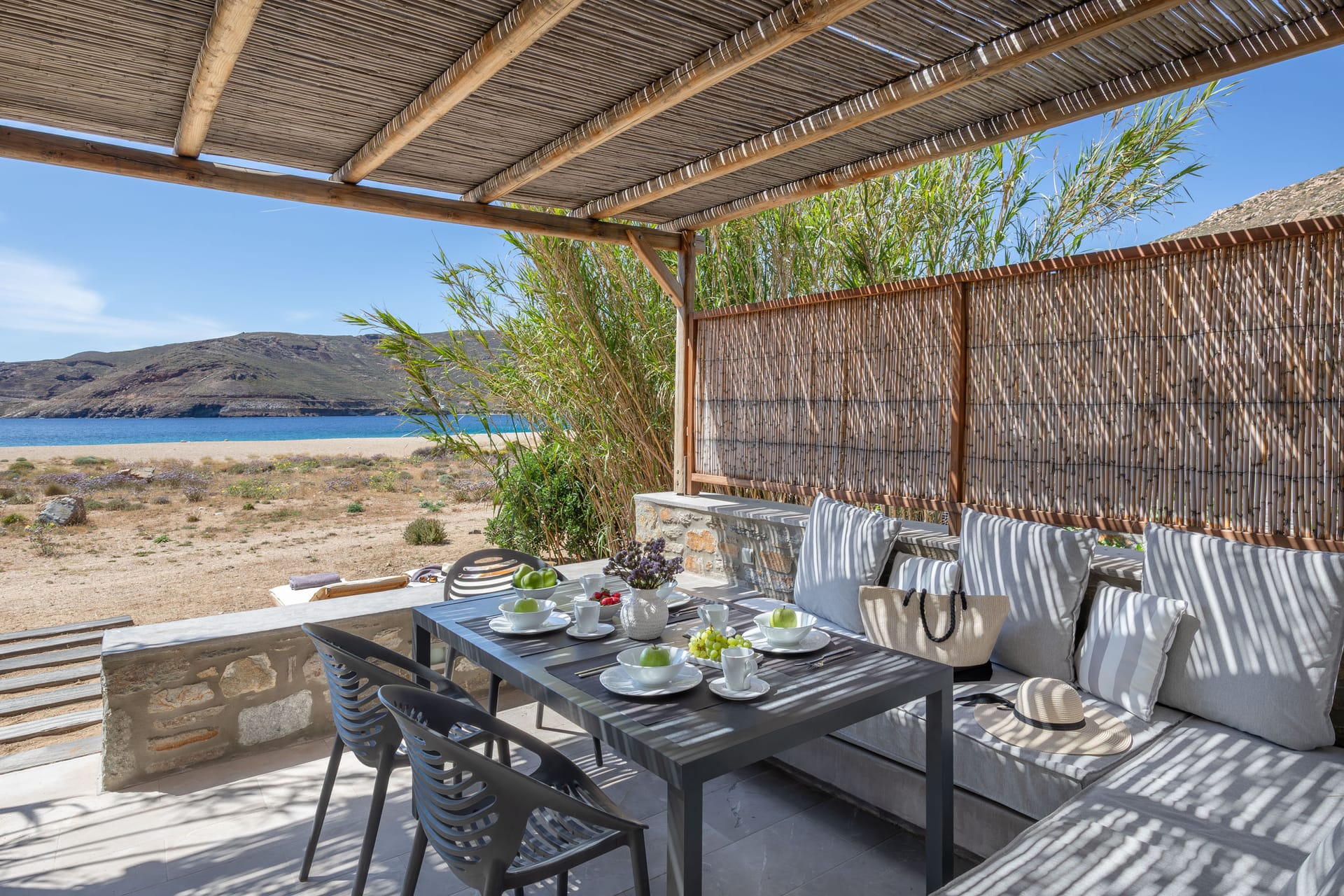 Two Bedroom Beachfront Maisonette - Ammoa Beach Residences