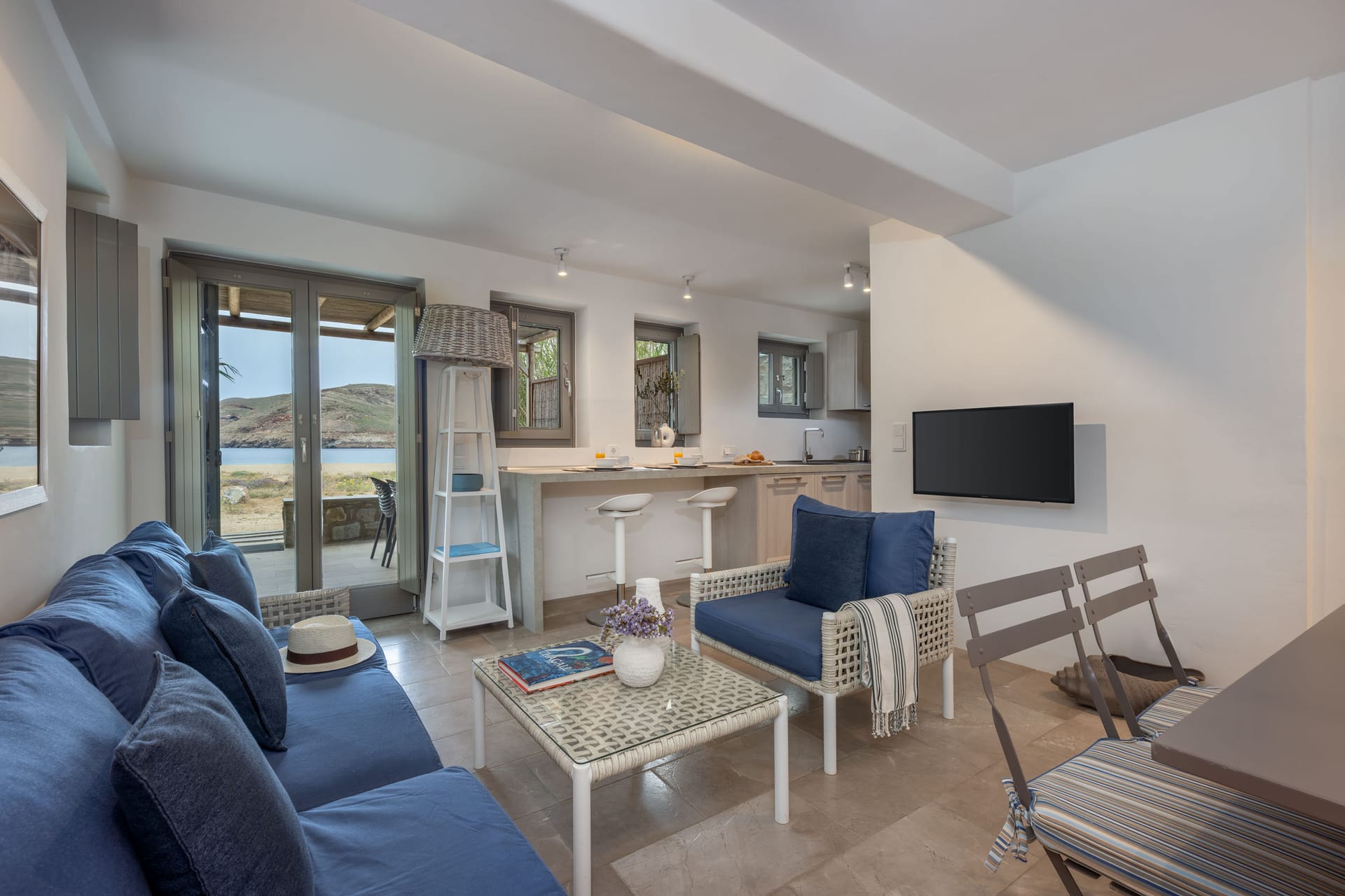 Two Bedroom Beachfront Maisonette - Ammoa Beach Residences