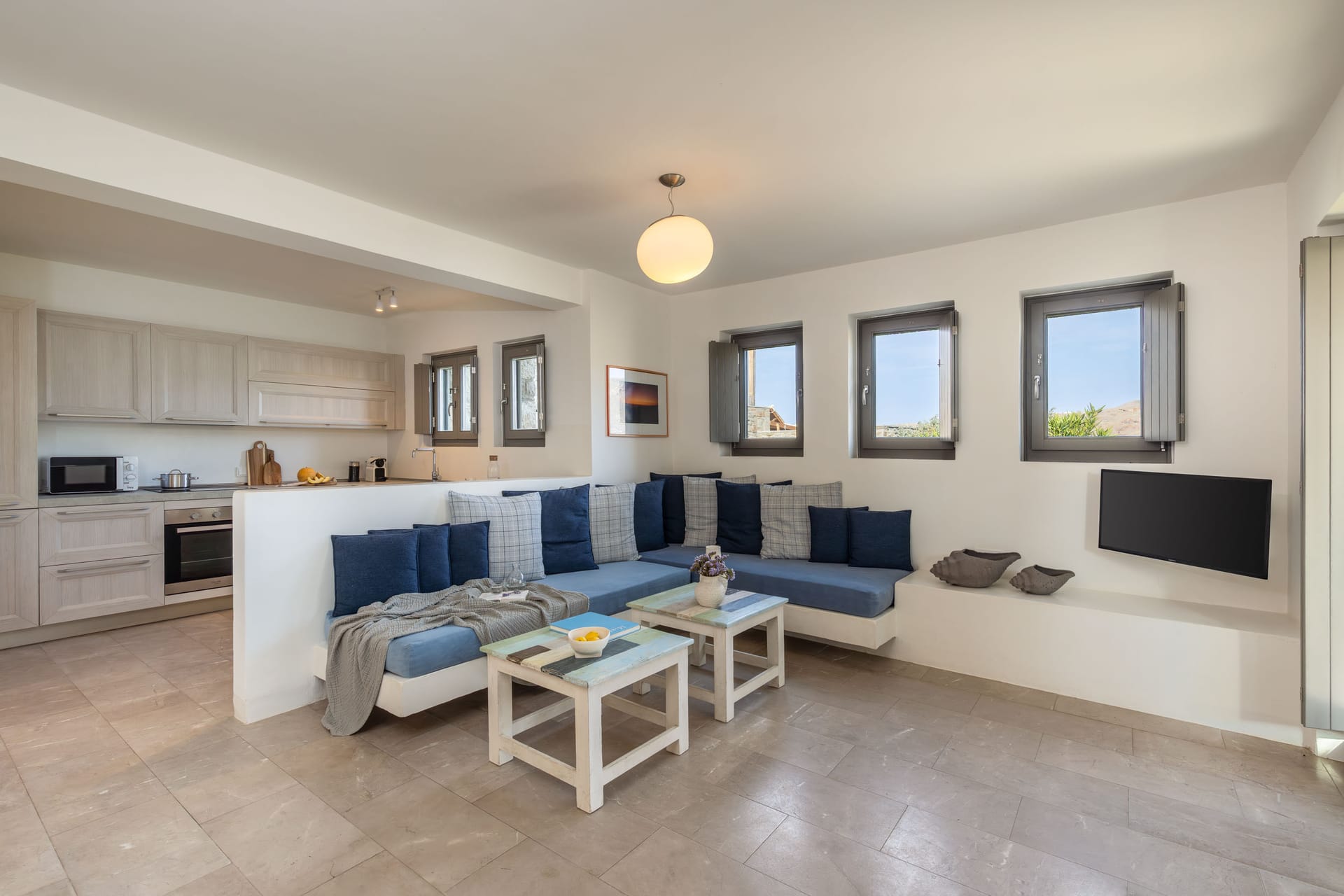 Two Bedroom Beachfront Grand Maisonette - Ammoa Beach Residences