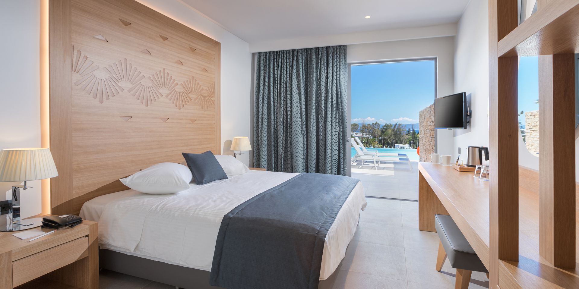 Twin Sea View Sharing Pool