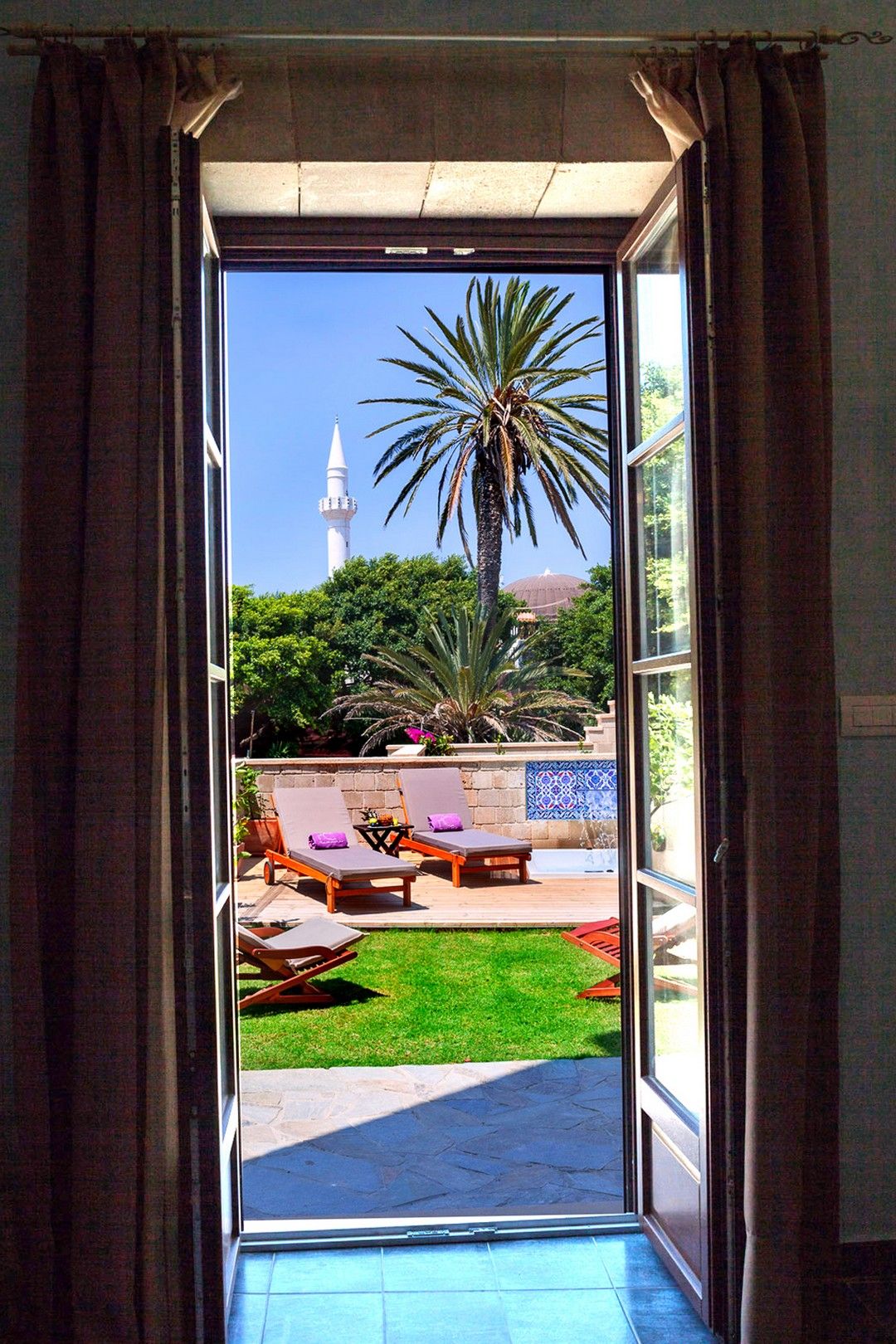 Senior Suite with Private Garden and Outdoor Hot Tub “Views of Rhodes”