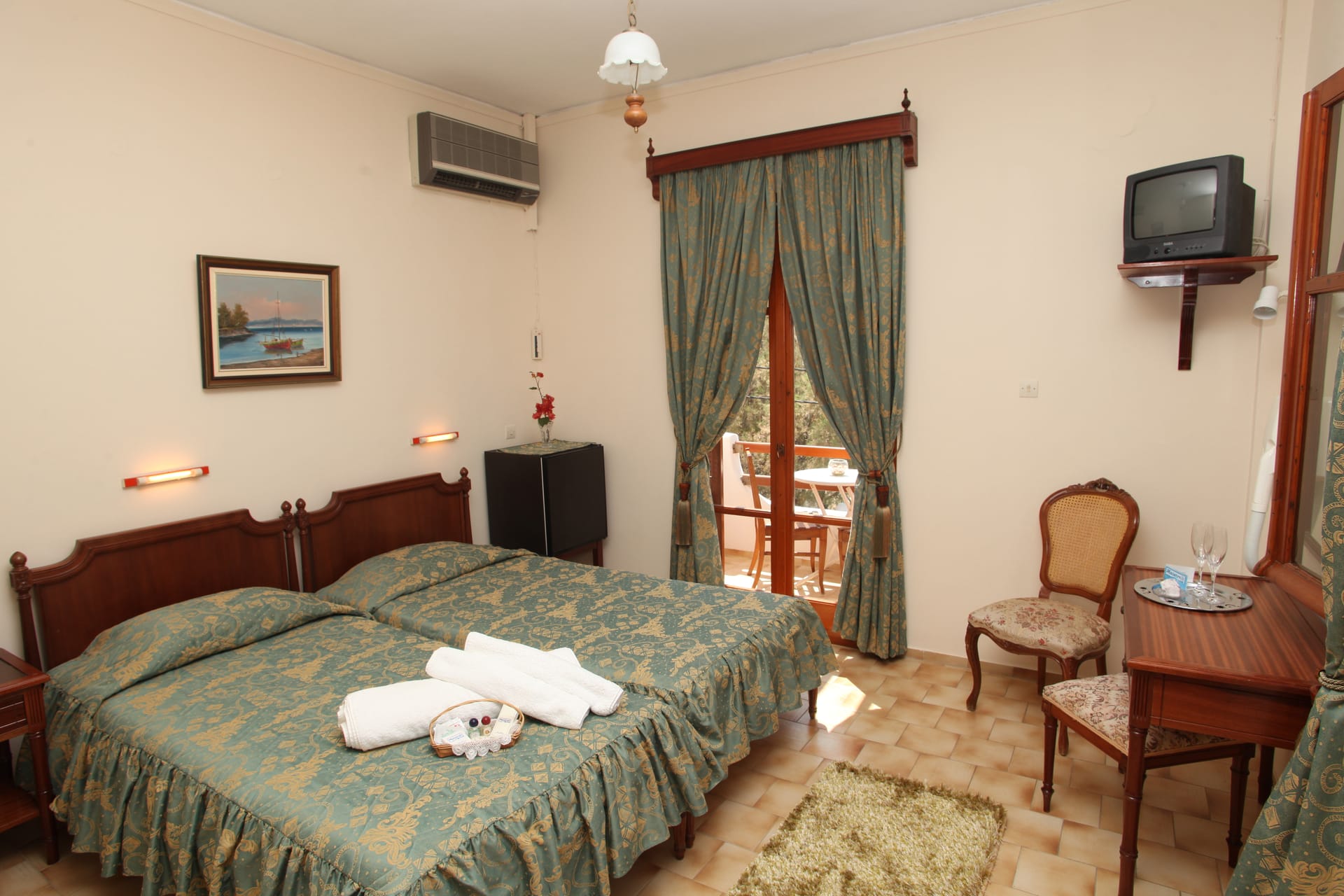 Double or Twin Room with Village View-Upper Floor