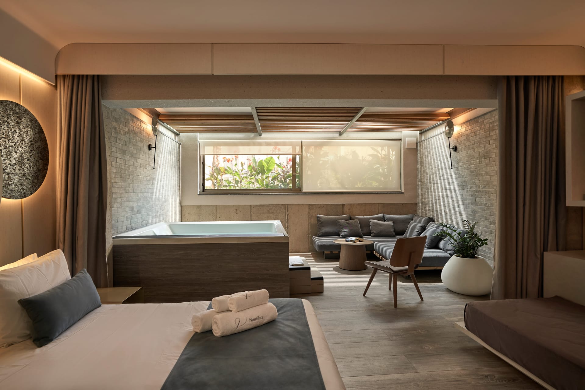 SemiGround Patio Room with Hot Tub