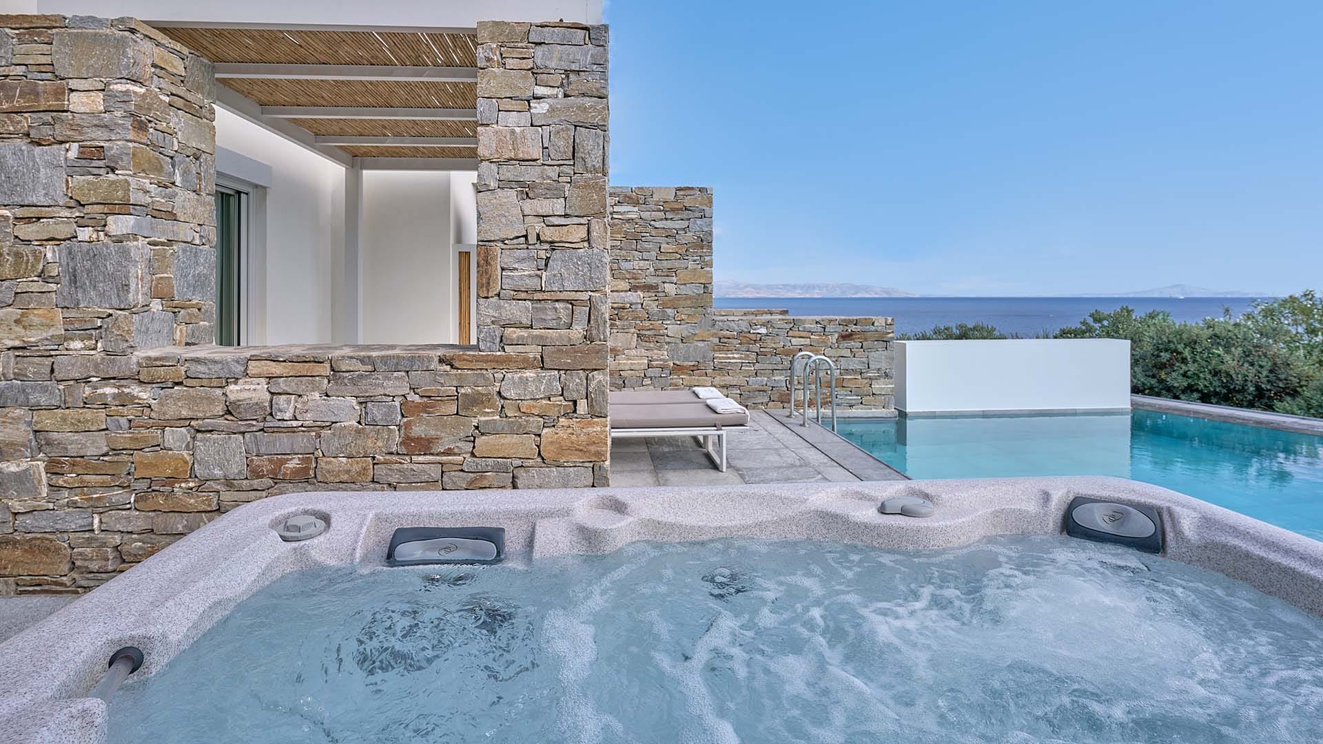 Honeymoon Suite Private Pool Sea View with Jacuzzi