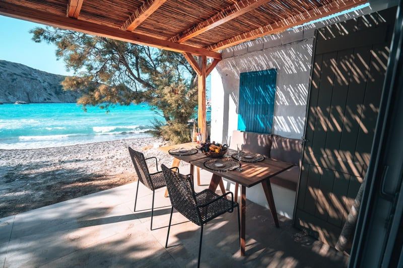 Deluxe Sea View Suite at Firopotamos Beach