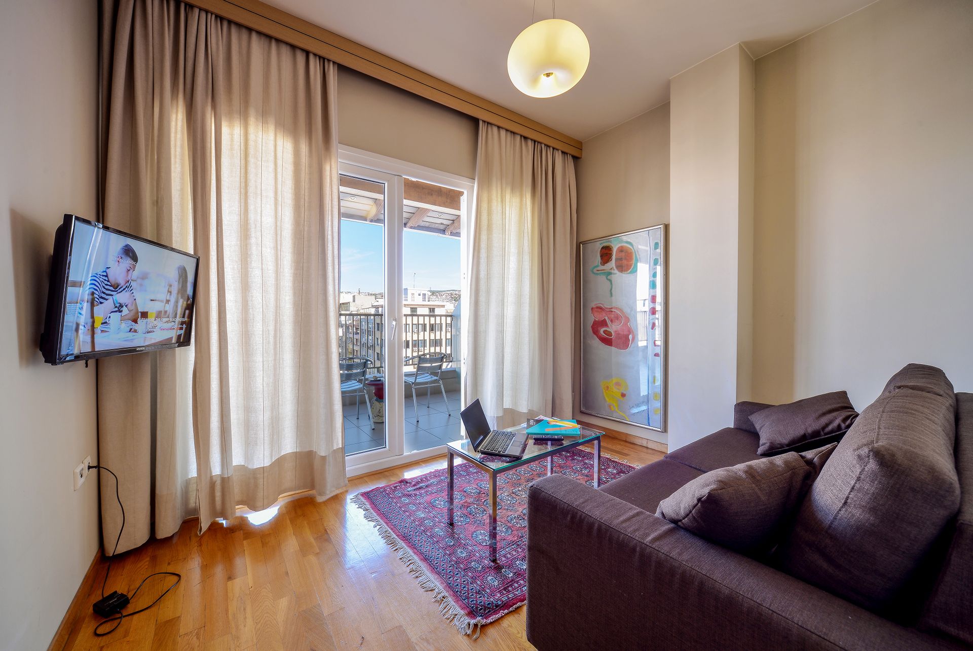 Penthouse Suite City View with large seated balcony