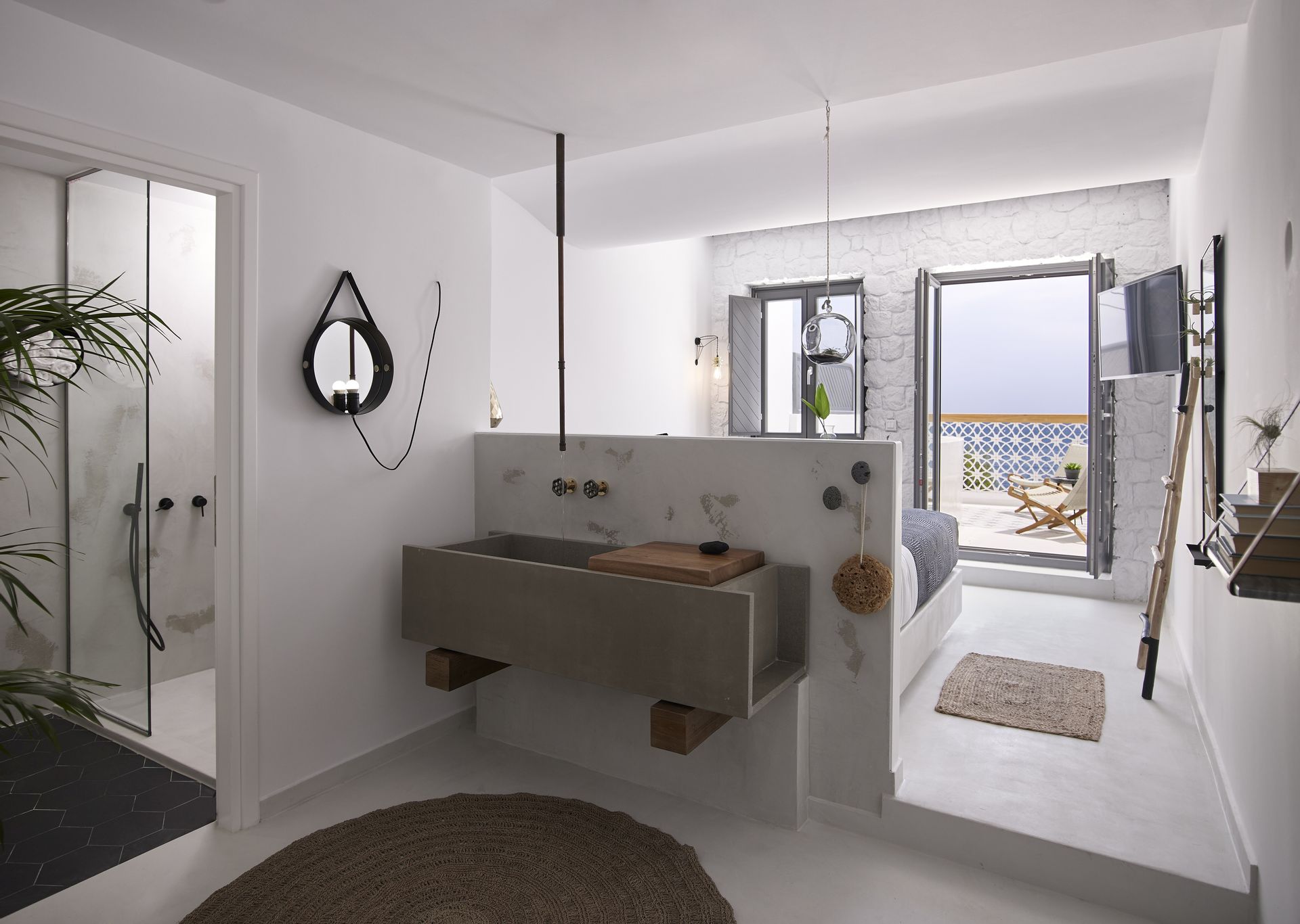 Deluxe Double with Outdoor Jacuzzi and Sea View