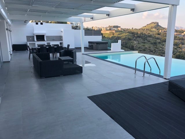 VILLA ROCABELLA WITH HEATED SWIMMING POOL & JACUZZI