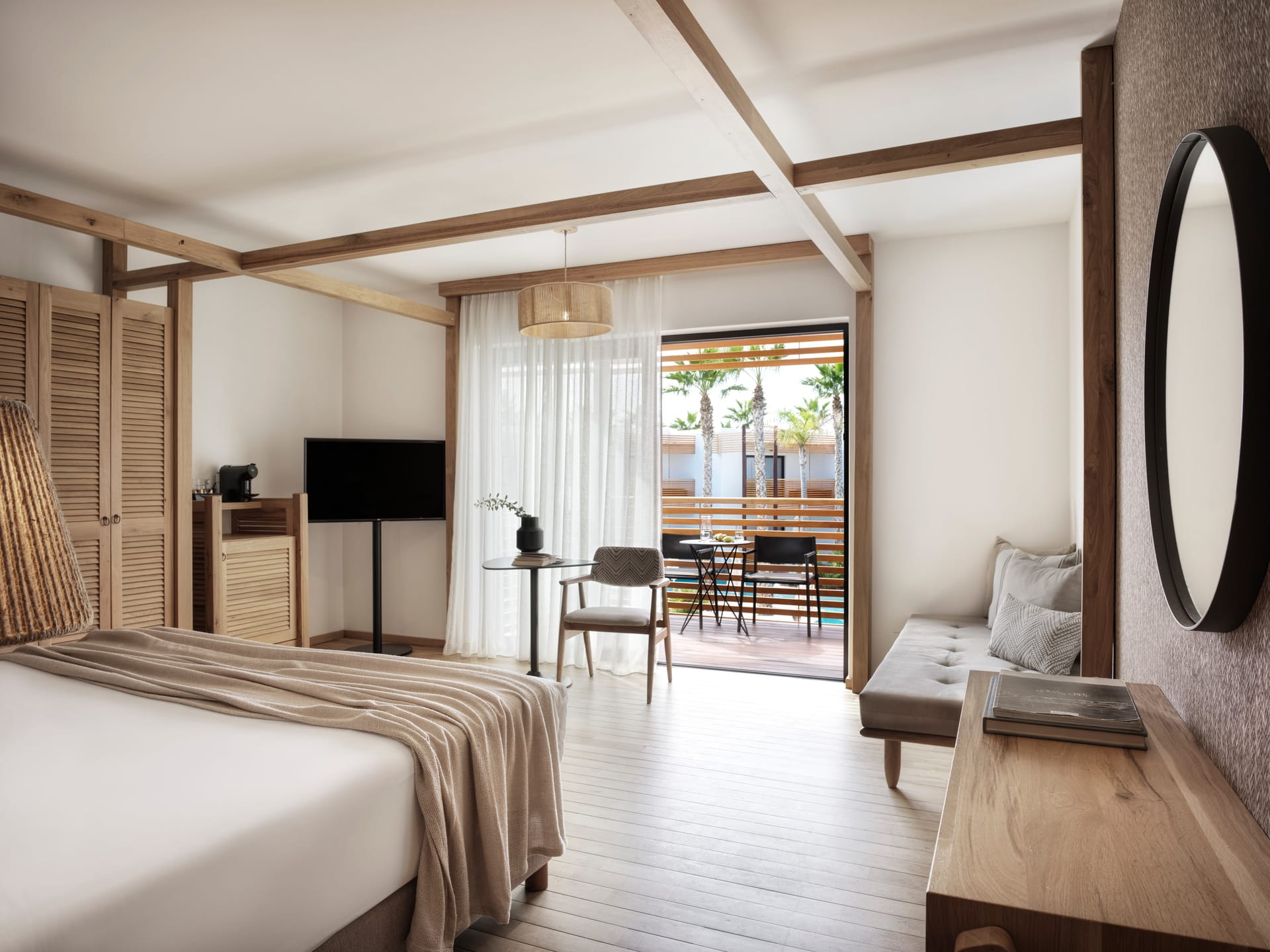 Premium Room with Pool View and Steam Bath