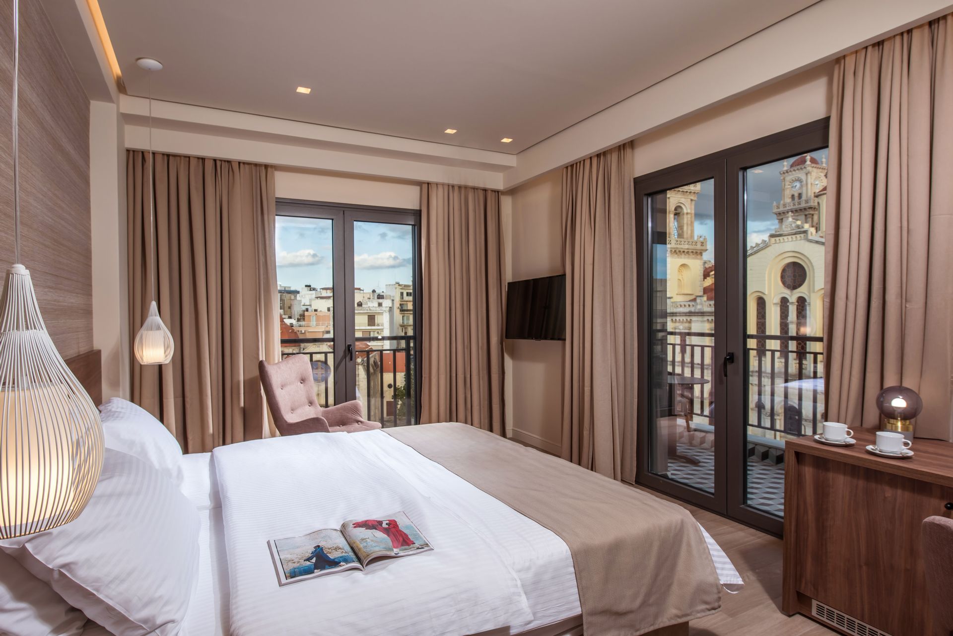 Deluxe Room with Balcony and City View