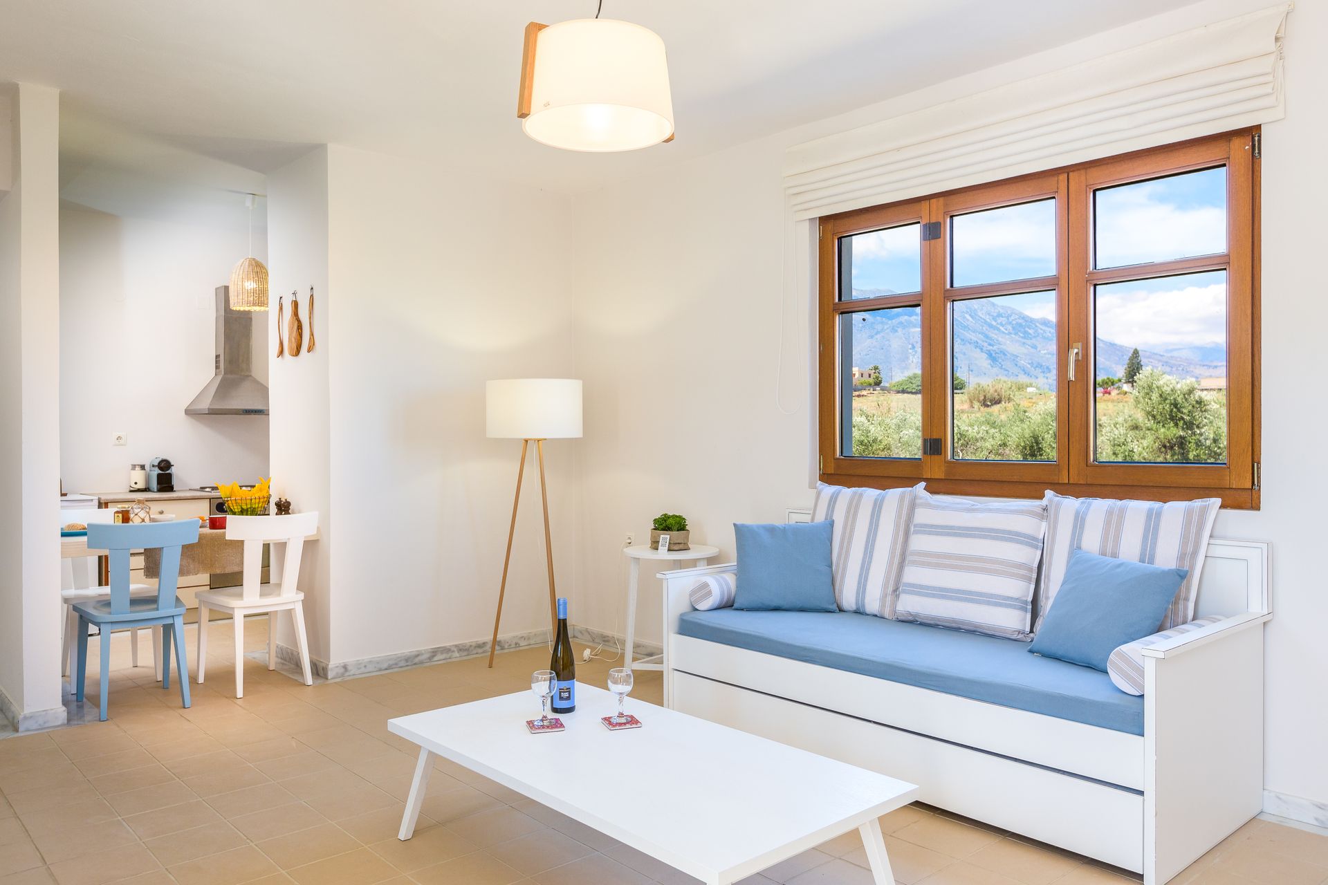 DELUXE LODGE AMPELOS | Garden - mountain - olive groves & pool view