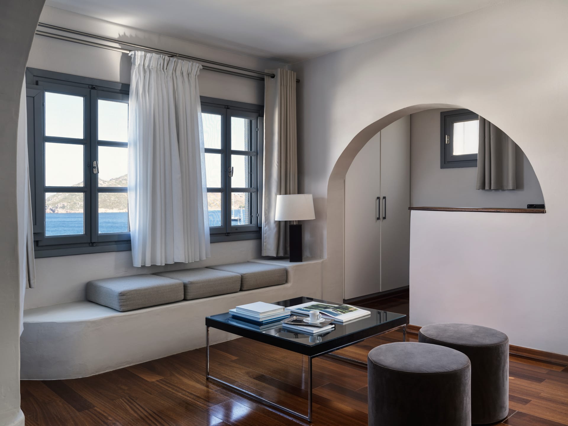 Upper-Level Suite with Sea View