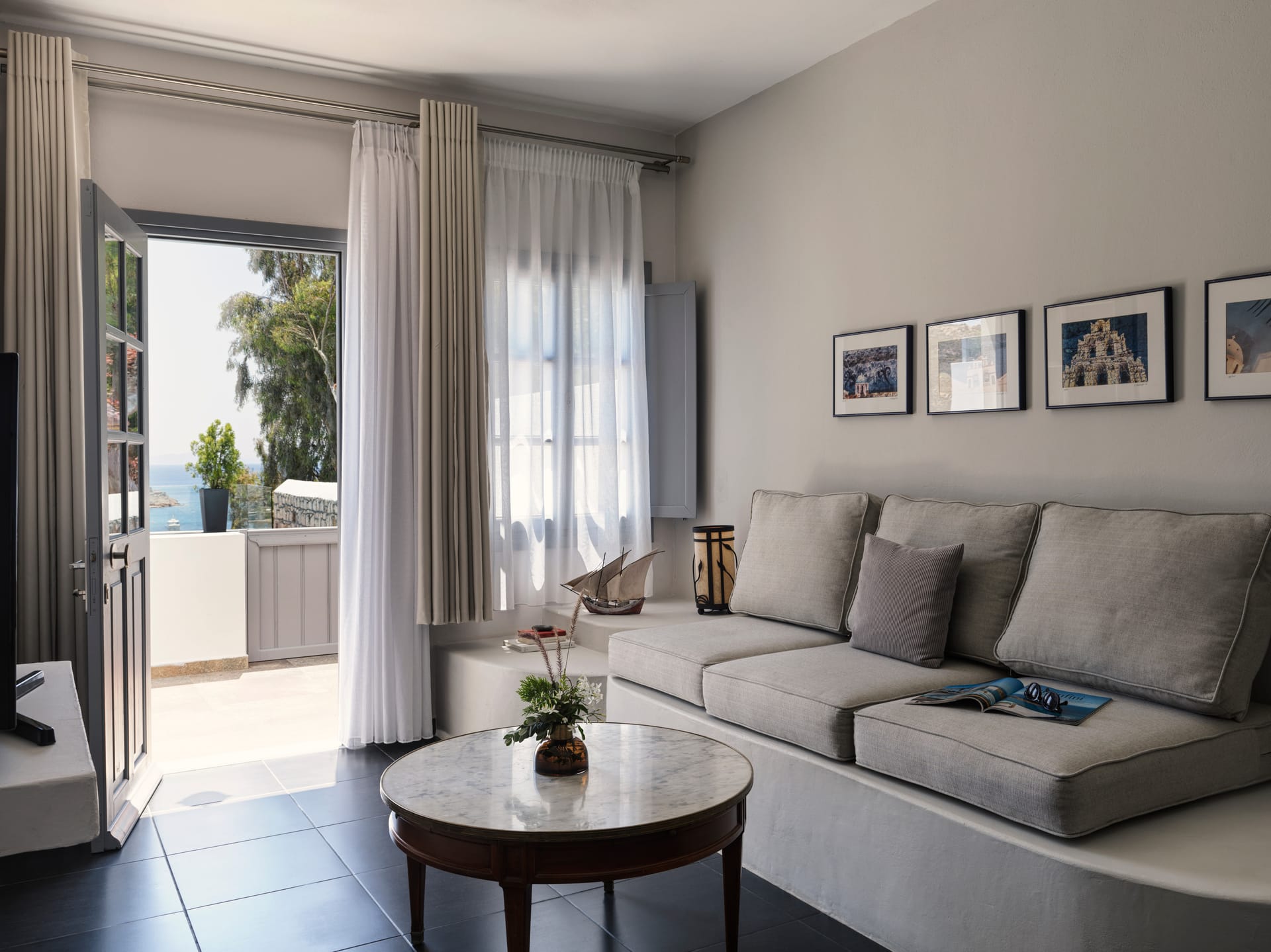 Upper-Level Suite with Sea View