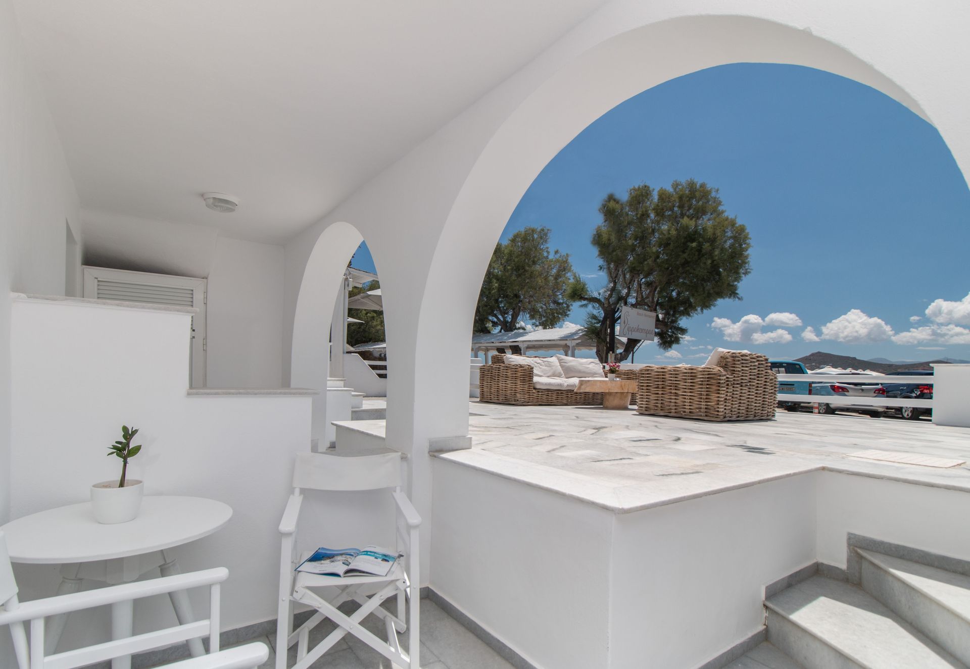 Economy Triple Room Ground Floor with Veranda Sea View