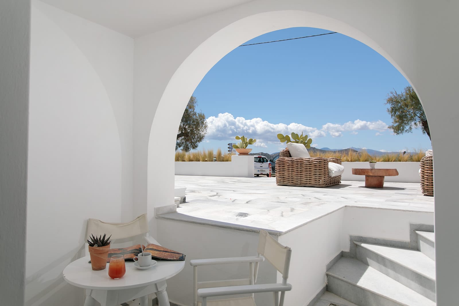 Economy Triple Room Ground Floor with Veranda Sea View