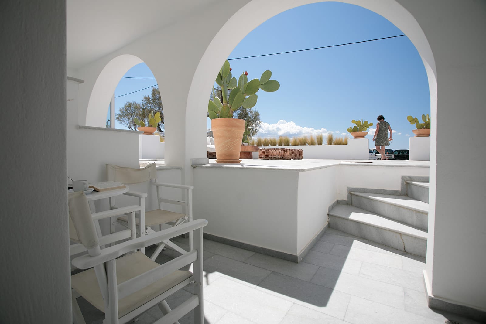 Economy Triple Room Ground Floor with Veranda Sea View