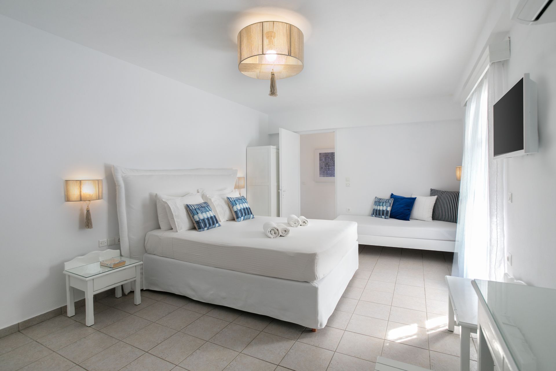 Basement Triple Studio with Patio